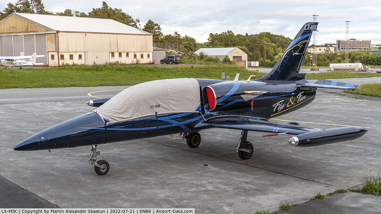 LX-MIK, Aero L-39C Albatros C/N 432936, Parked.
