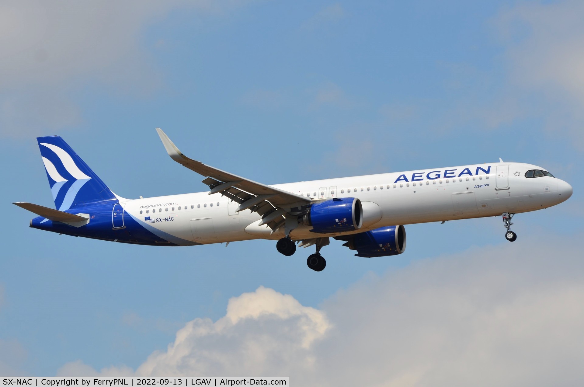 SX-NAC, 2020 Airbus A321-271NX C/N 10189, Arrival of Aegean A321N