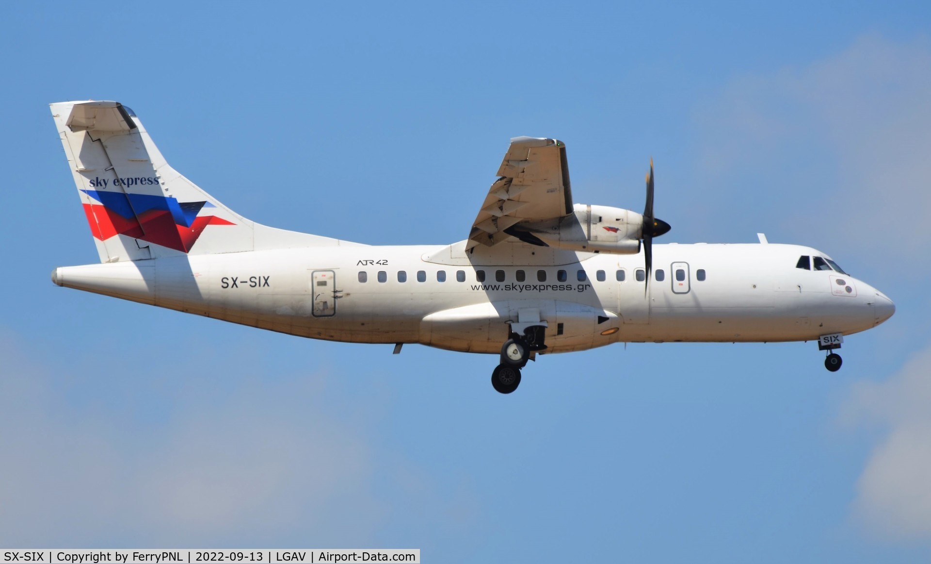 SX-SIX, 1997 ATR 42-512 C/N 544, ATR42 6 landing