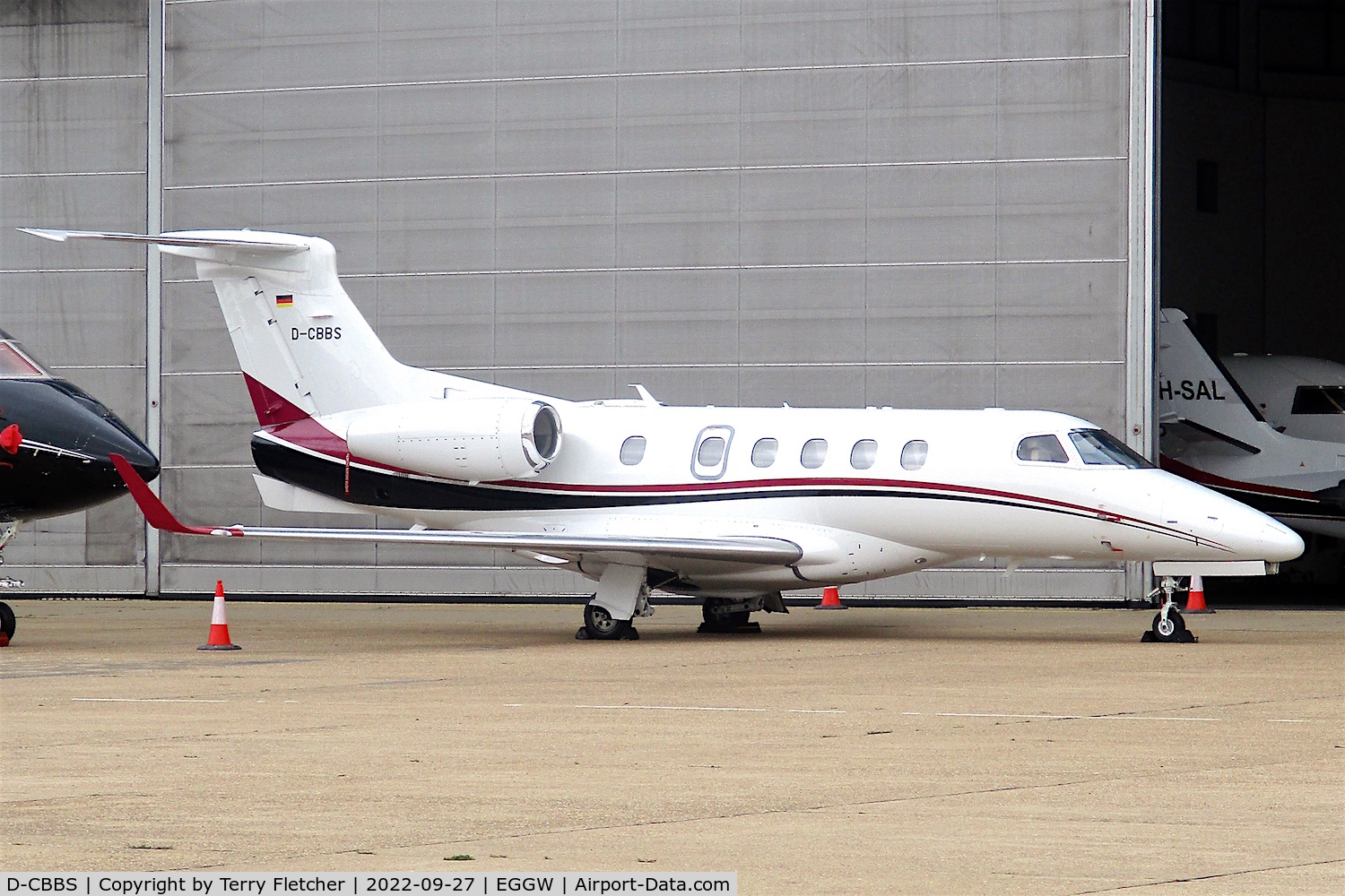 D-CBBS, 2016 Embraer EMB-505 Phenom 300 C/N 50500343, At Luton