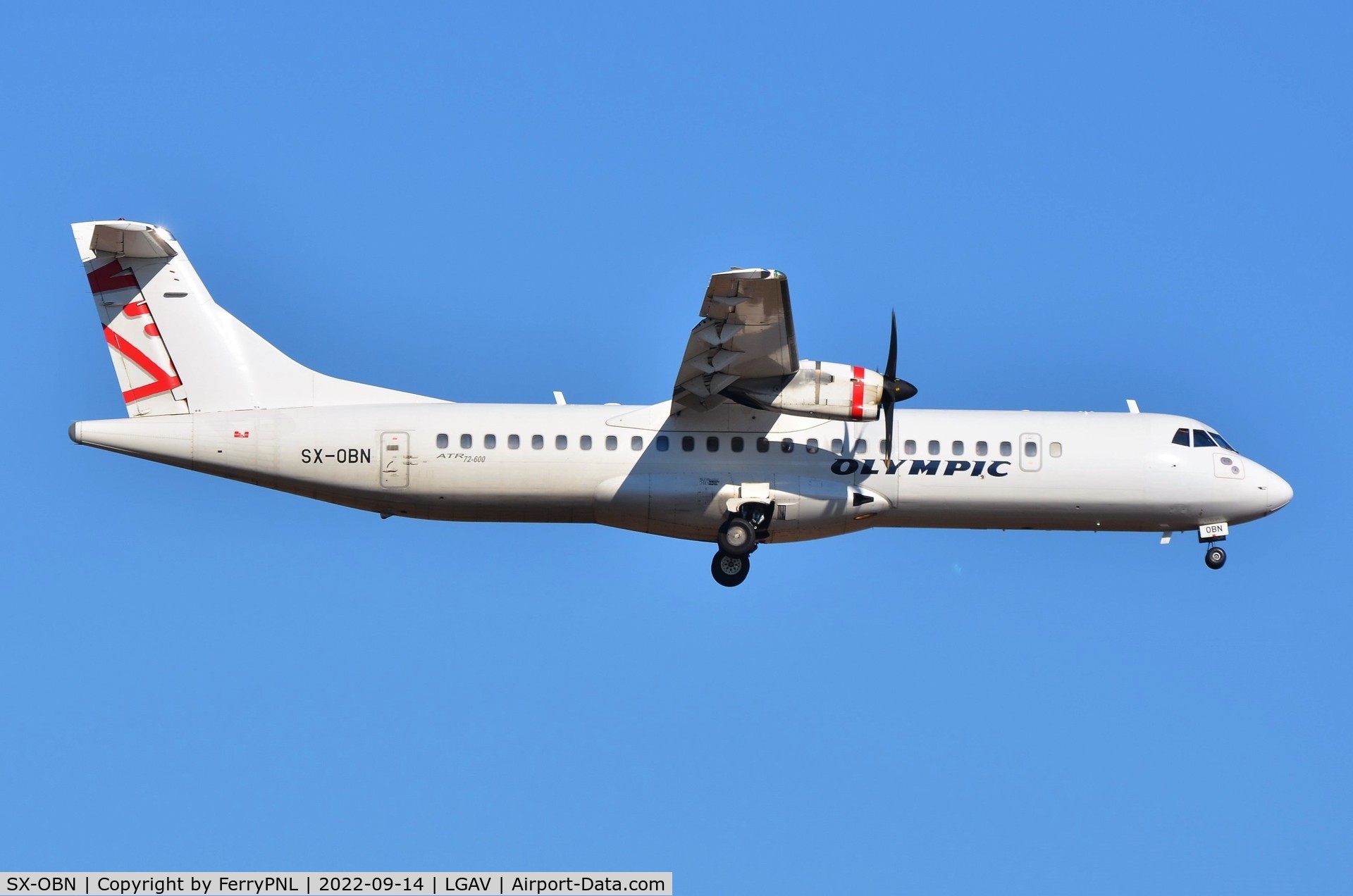 SX-OBN, 2013 ATR 72-600 C/N 1073, Arrival of Olympic (Virgin) ATR72