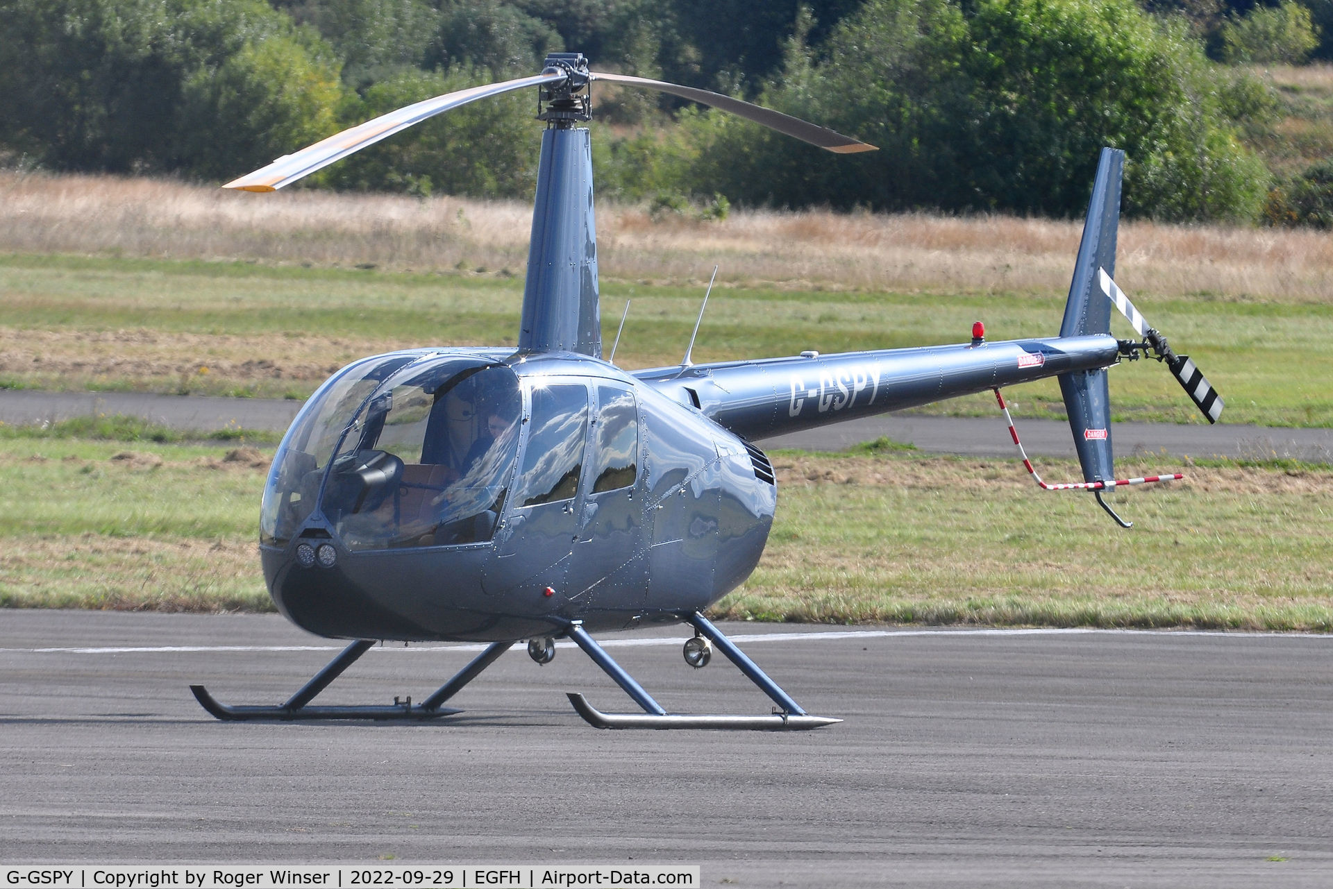 G-GSPY, 2005 Robinson R44 Raven II C/N 10772, Visiting R44 Raven II helicopter operated by Wild Helicopters Ltd.