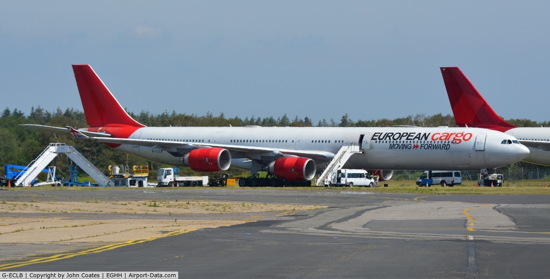 G-ECLB, 2006 Airbus A340-642 C/N 753, At parking