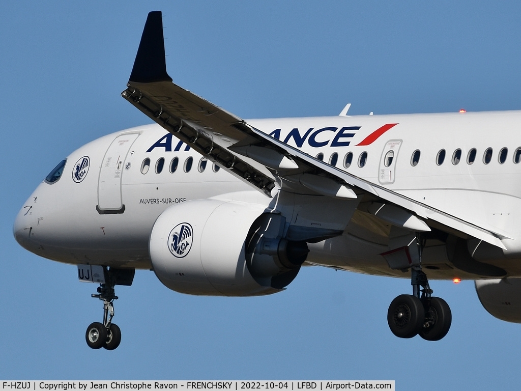 F-HZUJ, 2022 Airbus A220-300 C/N 55171, Air France 