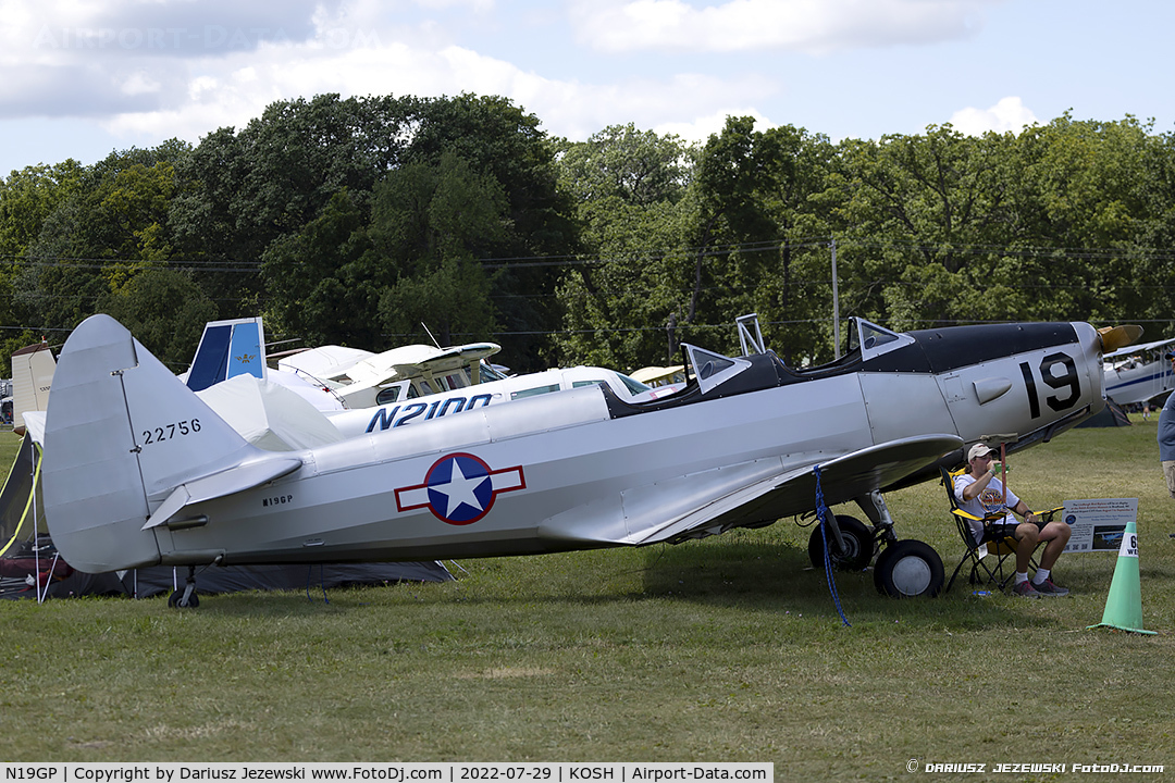 N19GP, 1942 Fairchild PT-19A C/N T42-1844, Fairchild PT-19A  C/N T421844, N19GP