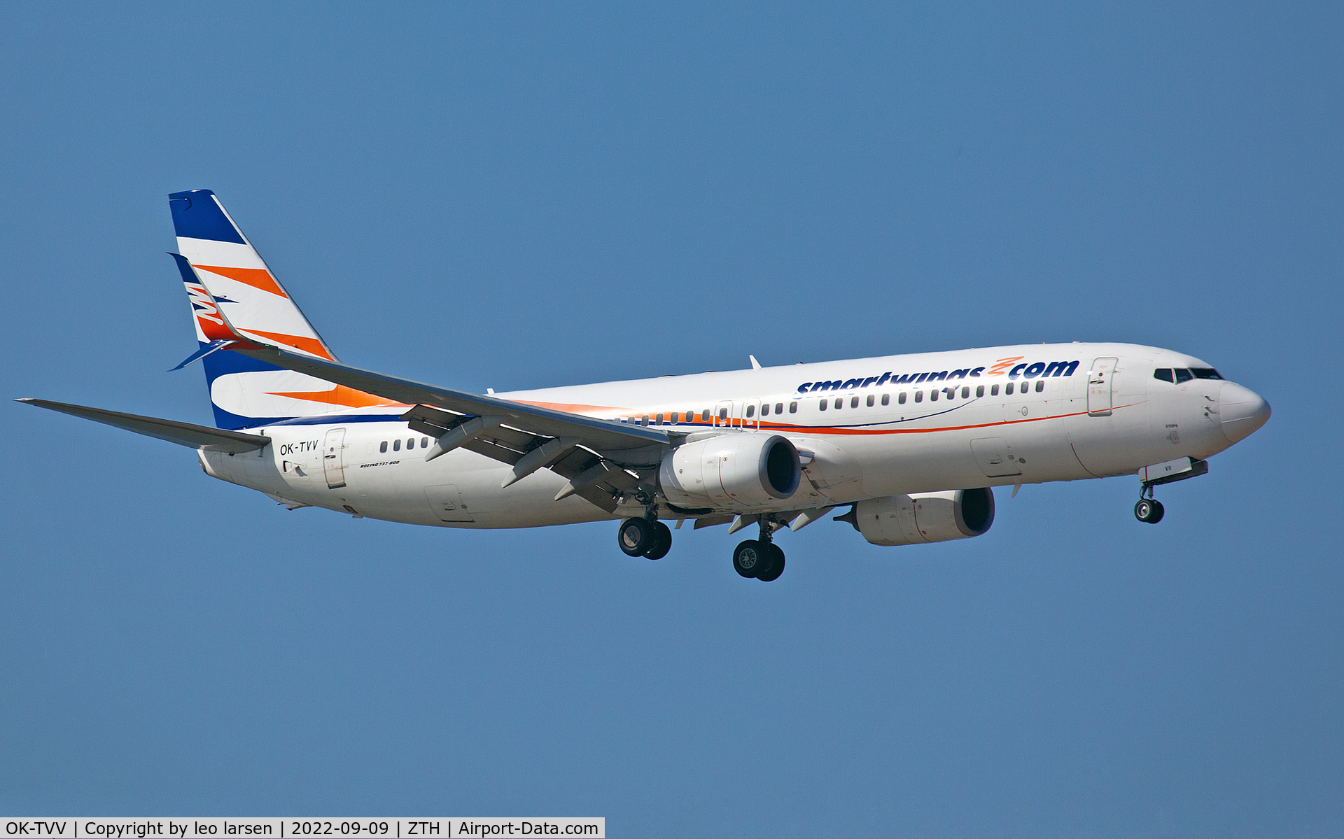 OK-TVV, 2012 Boeing 737-86N C/N 38027, Zakynthos 9.9.2022