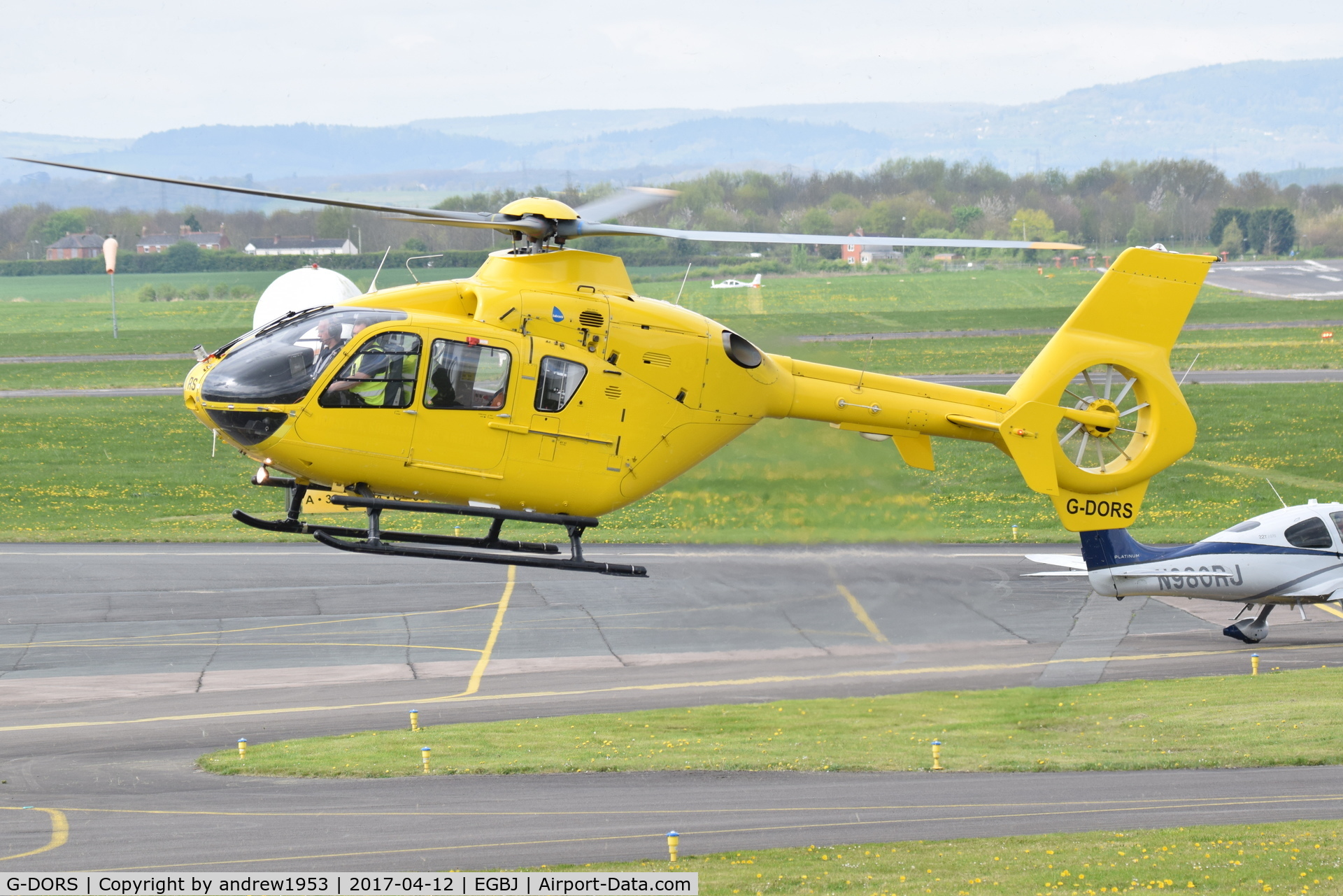 G-DORS, 2006 Eurocopter EC-135T-2+ C/N 0517, G-DORS at Gloucestershire Airport.