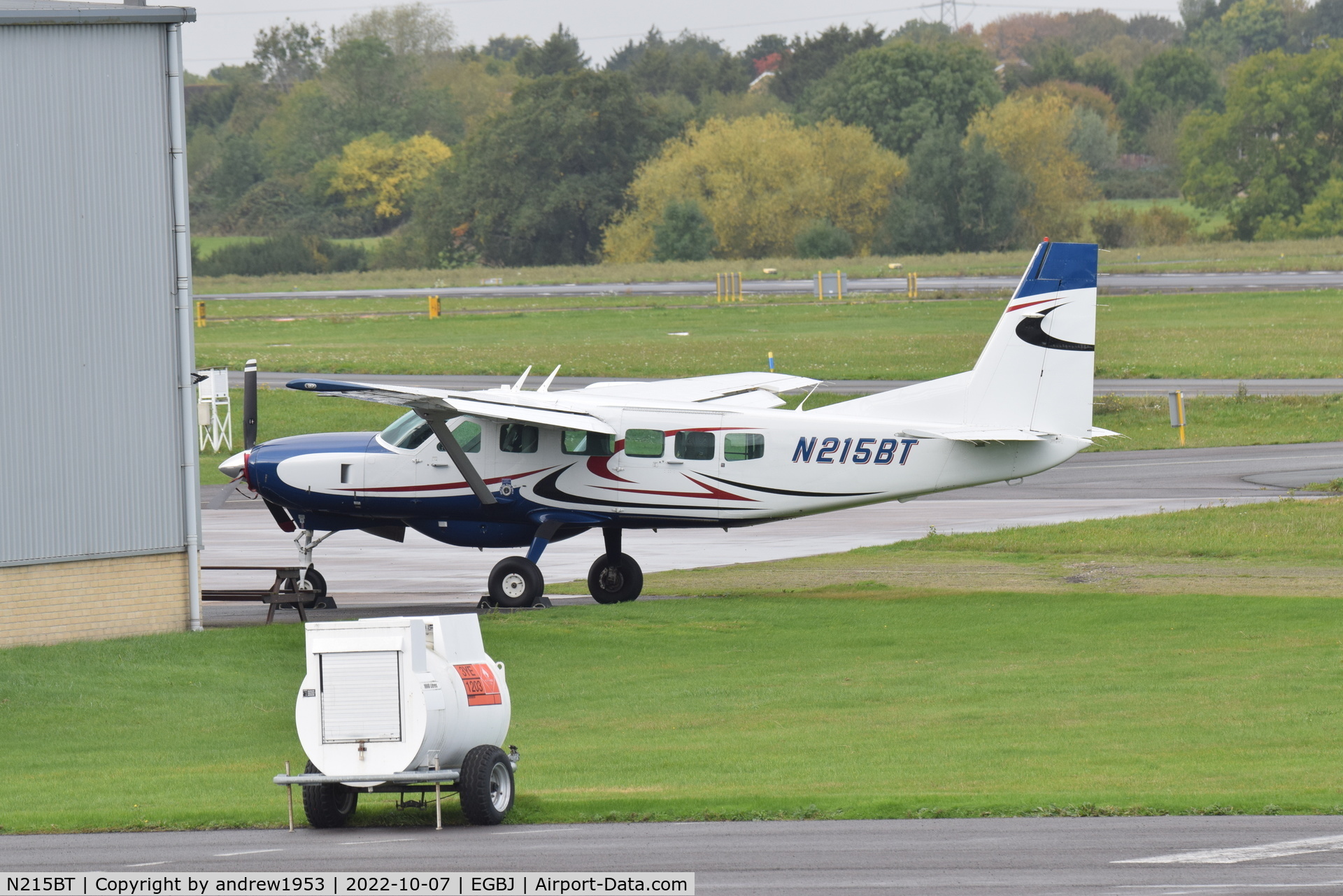 N215BT, 2009 Cessna 208 Caravan I C/N 20800517, N215BT at Gloucestershire Airport.