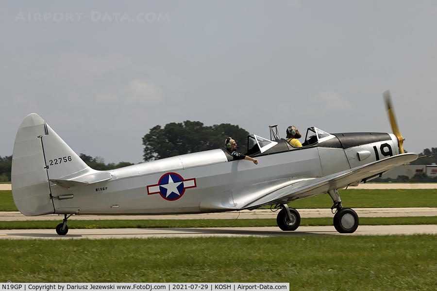 N19GP, 1942 Fairchild PT-19A C/N T42-1844, Fairchild PT-19A  C/N T421844, N19GP