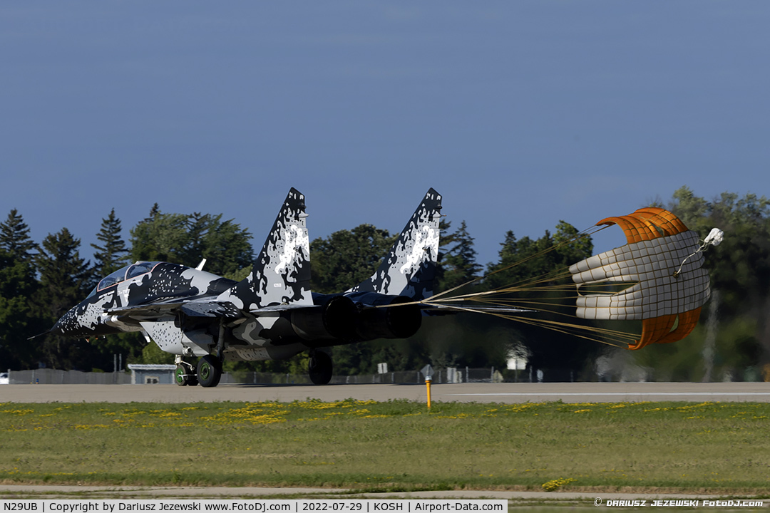 N29UB, 1989 Mikoyan-Gurevich MiG-29UB C/N 50903014896, Mikoyan-Gurevich MiG-29UB C/N 50903014896, N29UB - Jared 