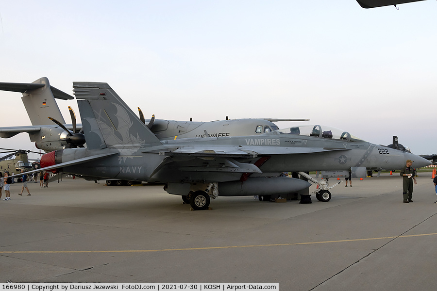 166980, Boeing F/A-18F Super Hornet C/N F255, F/A-18F Super Hornet 166980 XE-222 from VX-9 