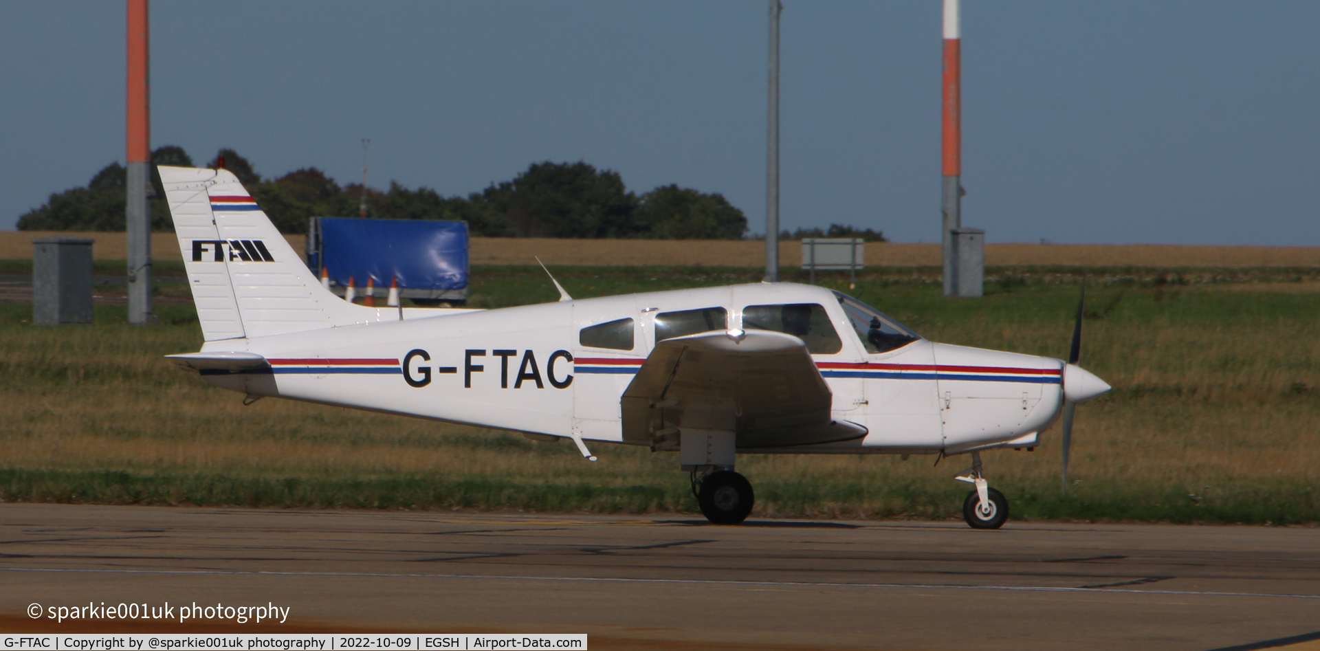 G-FTAC, 1984 Piper PA-28-161 Warrior II C/N 28-8416082, Seen at Norwich