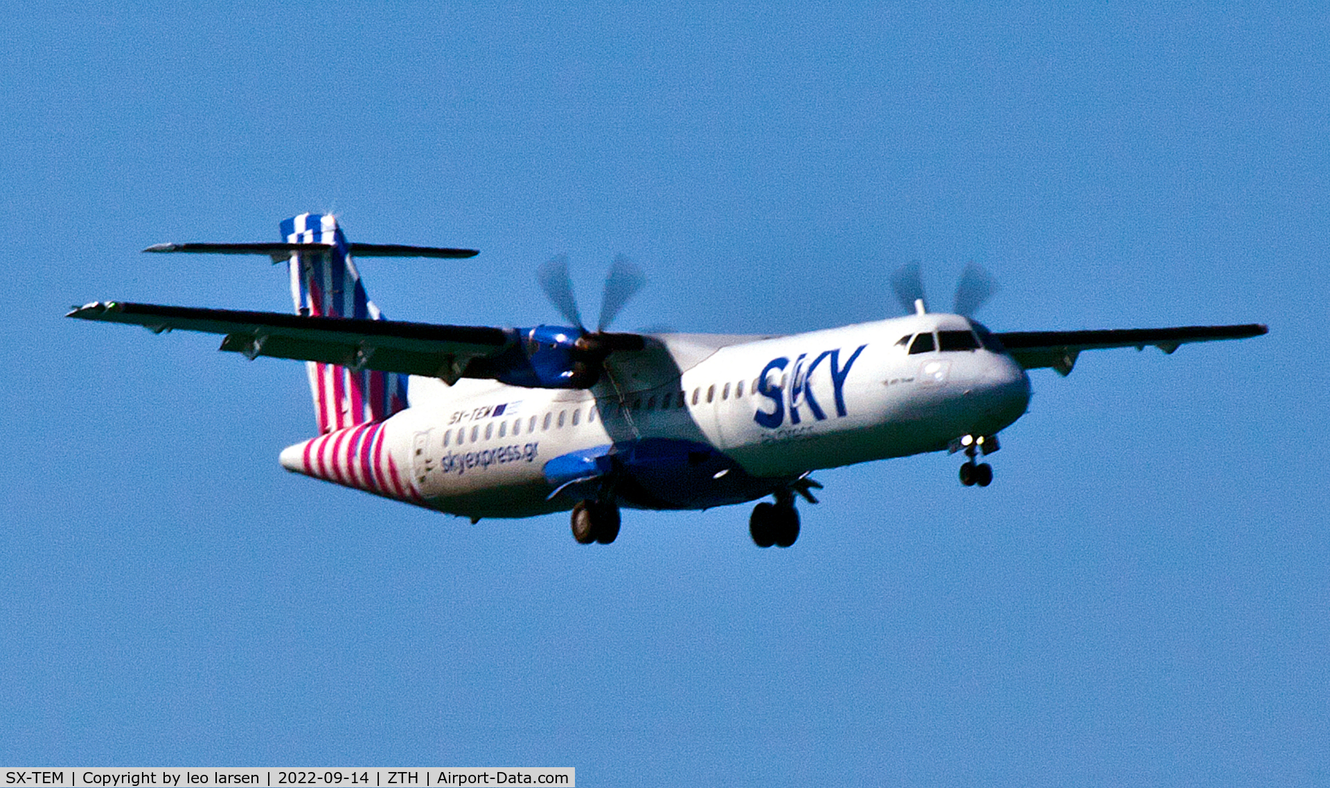 SX-TEM, 2021 ATR 72-600 C/N 1640, Zakynthos 14.9.2022