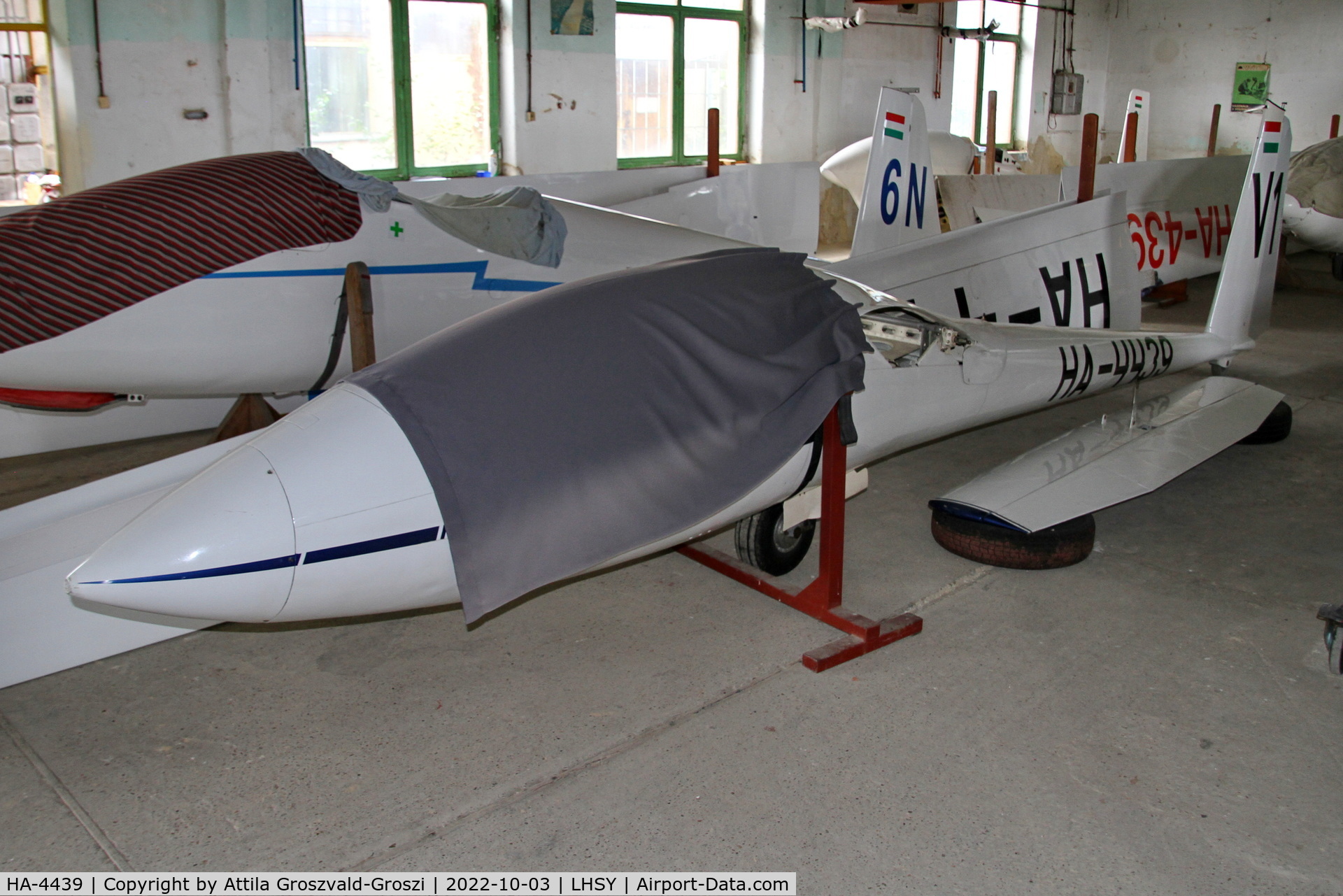 HA-4439, 1982 ICA-Brasov IS-29D2 C/N 168, LHSY - Szombathely Airport, Hungary