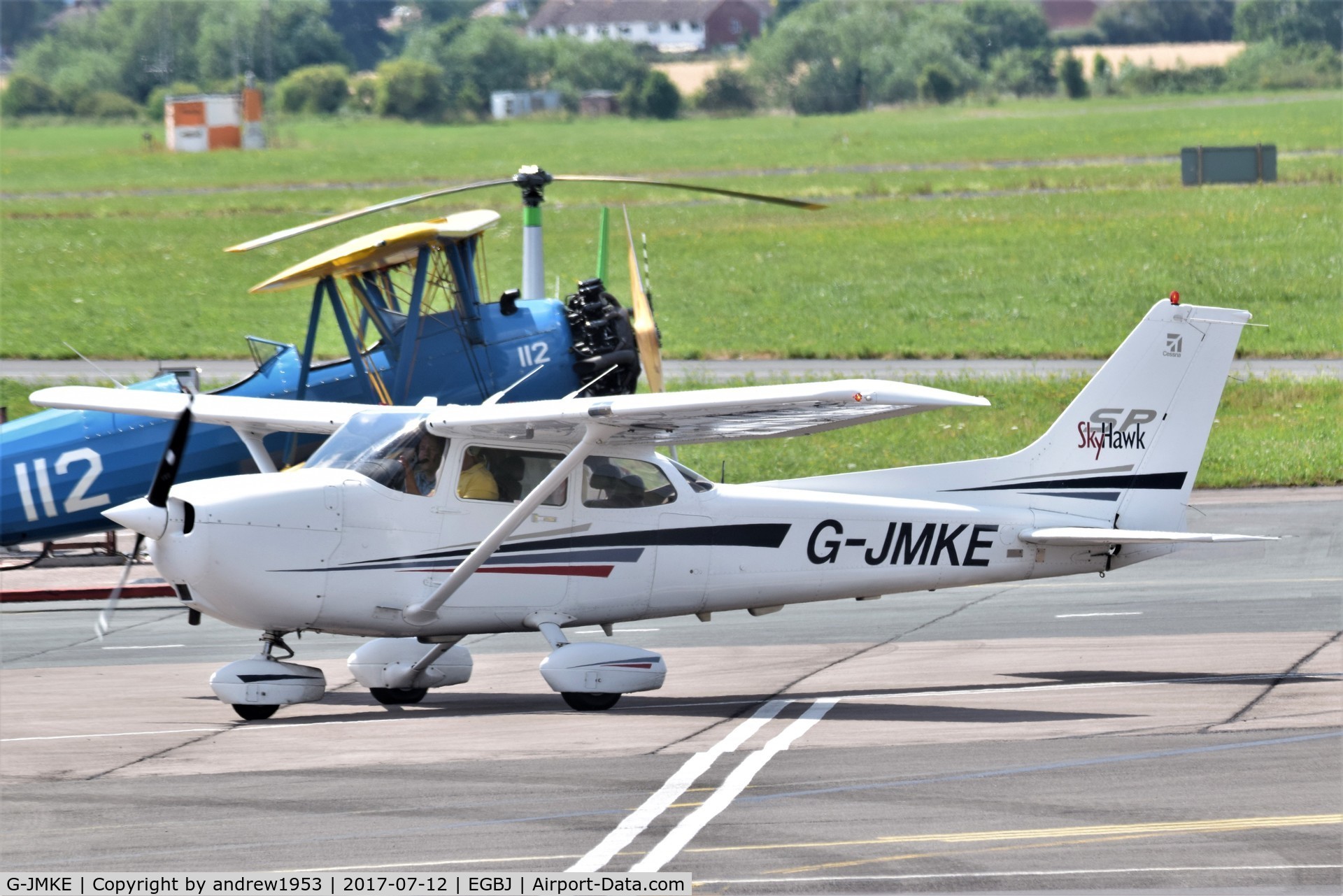 G-JMKE, 2002 Cessna 172S Skyhawk SP C/N 172S9248, G-JMKE at Gloucestershire Airport.