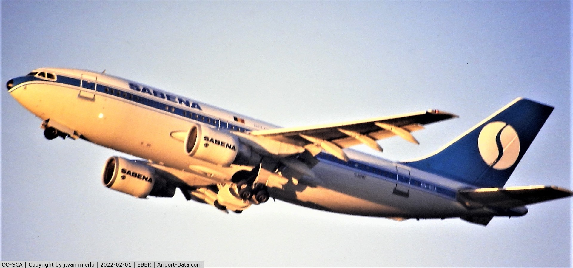 OO-SCA, 1984 Airbus A310-222 C/N 303, Slide scan