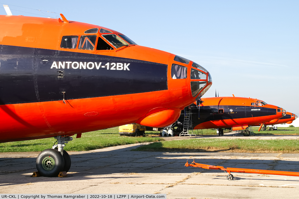 UR-CKL, 1971 Antonov An-12BP C/N 01348005, Cavok Air Antonov An-12 + UR-CEZ + UR-CKM