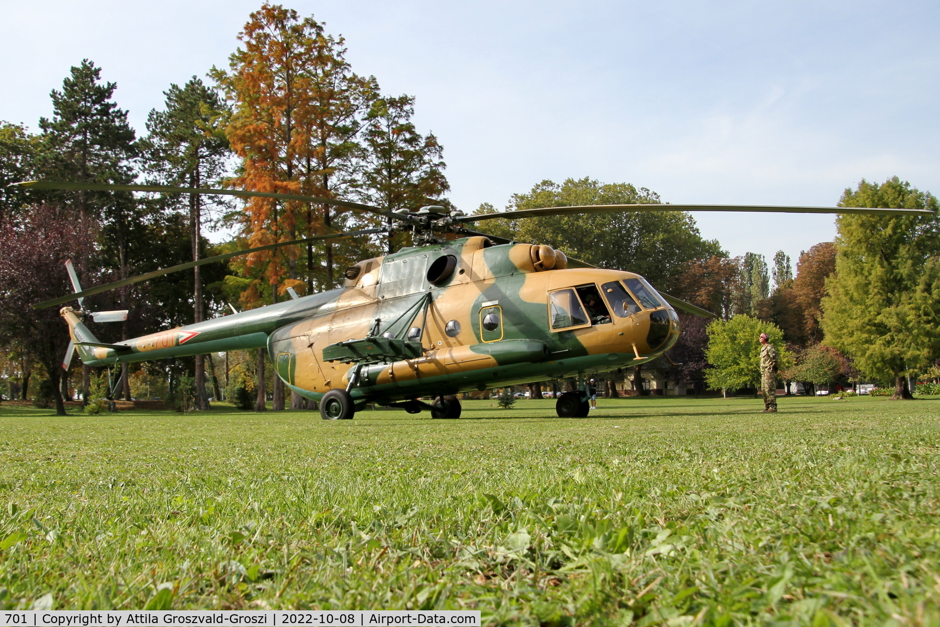 701, 1987 Mil Mi-17 Hip C/N 104M01, Balatonkenese Military resort, Hungary