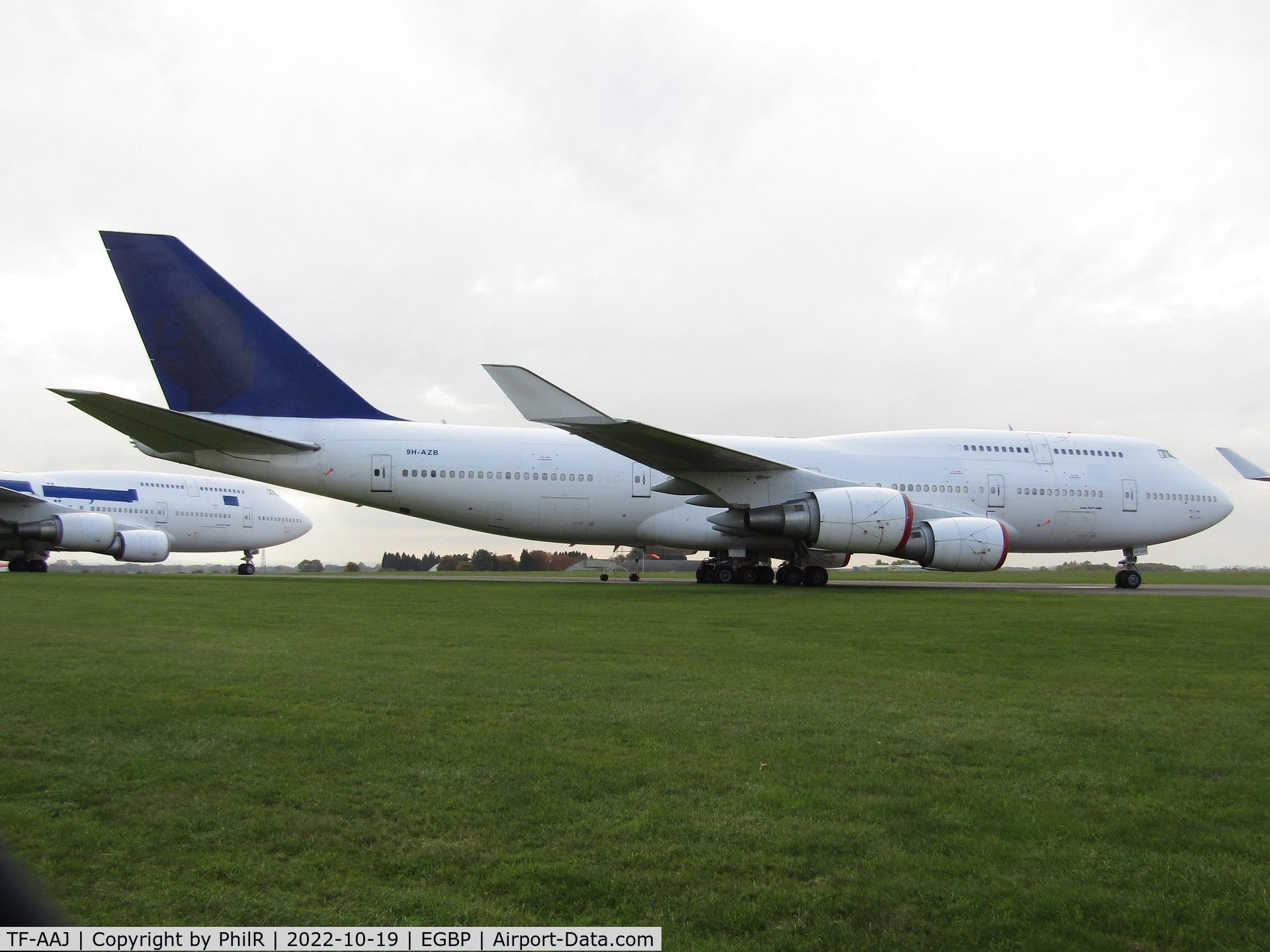 TF-AAJ, 2003 Boeing 747-428 C/N 32869, 9H-AZB 2003 Boeing 747-400 Saudia (Air Atlanta) Kemble