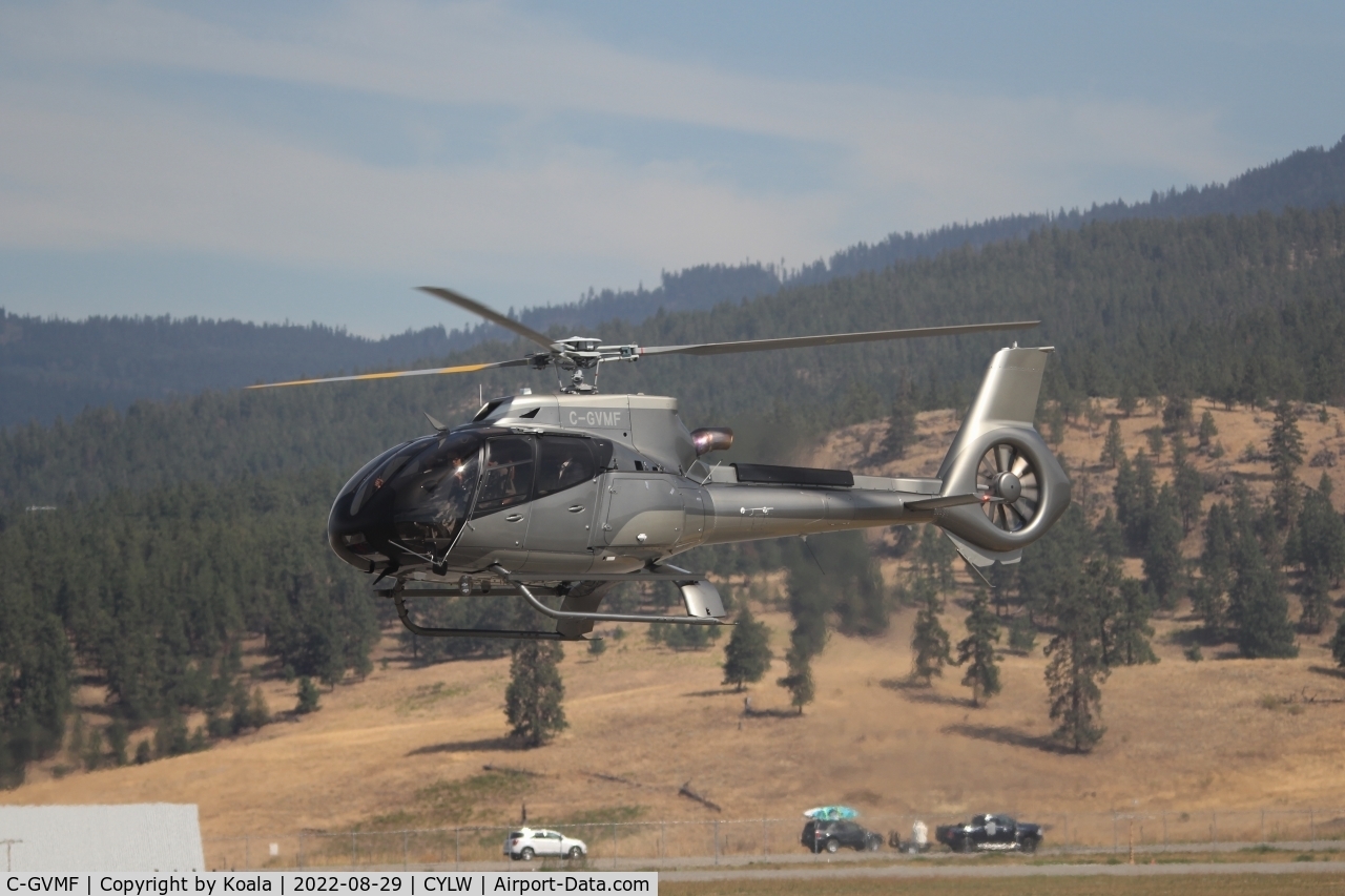 C-GVMF, 2018 Airbus Helicopters H 130 C/N 8586, First pic in the database. Flying in from Penticton.