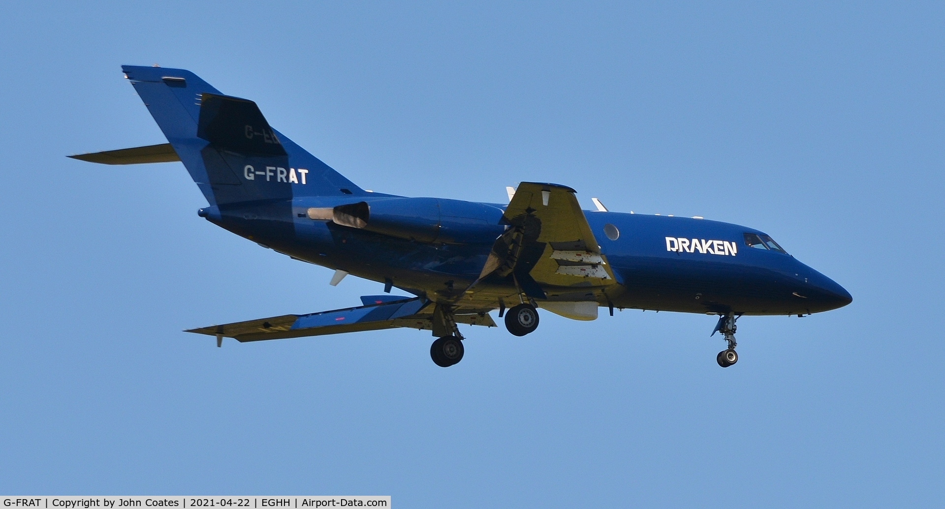 G-FRAT, 1967 Dassault Falcon (Mystere) 20DC C/N 87, Finals to 08 with new Draken titles