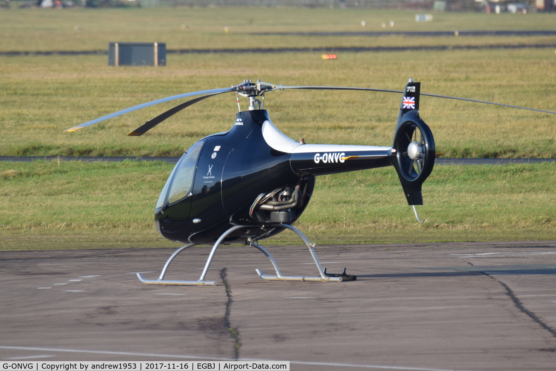 G-ONVG, 2016 Guimbal Cabri G2 C/N 1141, G-ONVG at Gloucestershire Airport.
