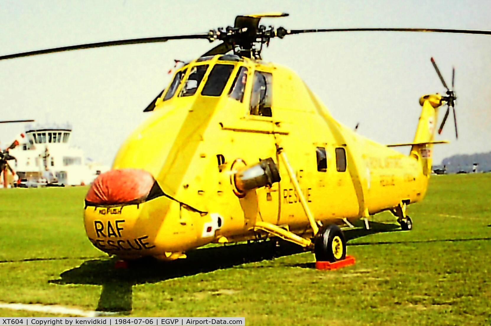 XT604, 1966 Westland Wessex HC.2 C/N WA531, At the 1984 Middle Wallop air show.