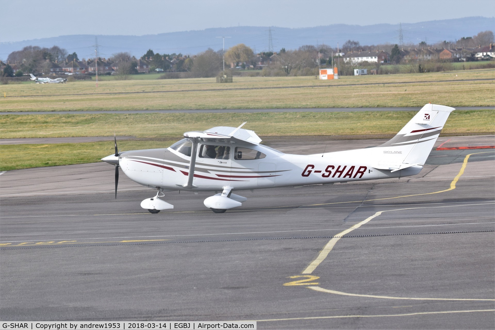 G-SHAR, 2005 Cessna 182T Skylane C/N 18281636, G-SHAR at Gloucestershire Airport.