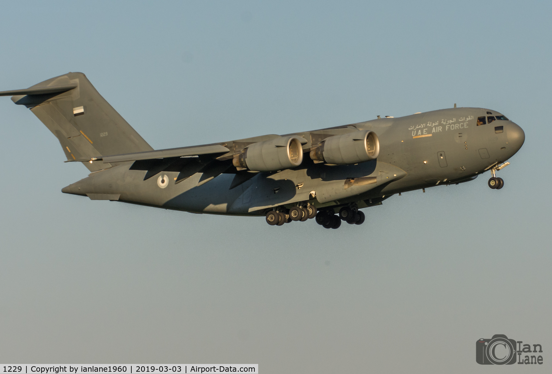 1229, Boeing C-17A Globemaster III C/N F276, United Arab Emirates Air Force at LEMO