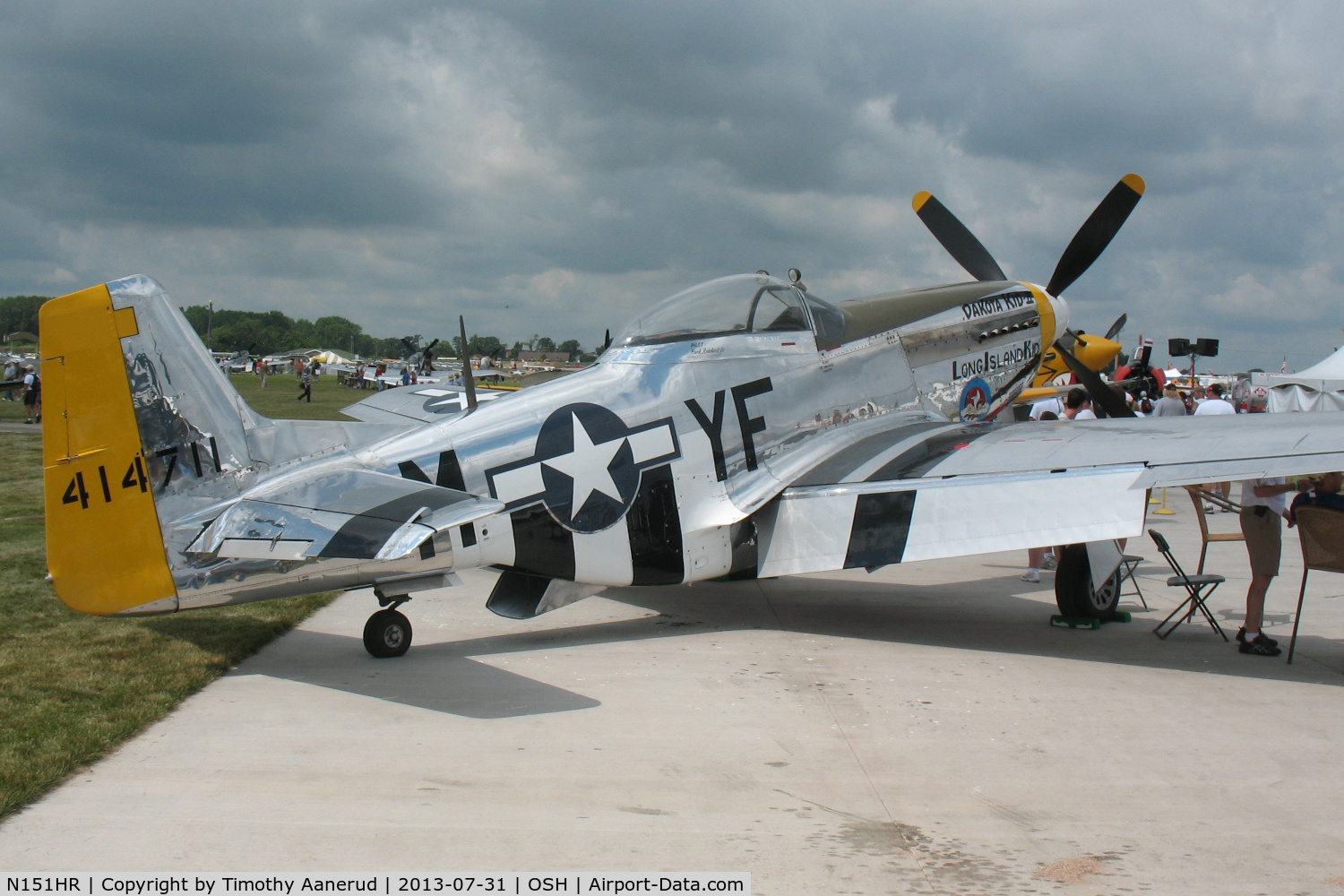 N151HR, 1945 North American P-51D Mustang C/N 12241064, 1945 North American P-51D Mustang, c/n: 12241064, AirVenture 2013