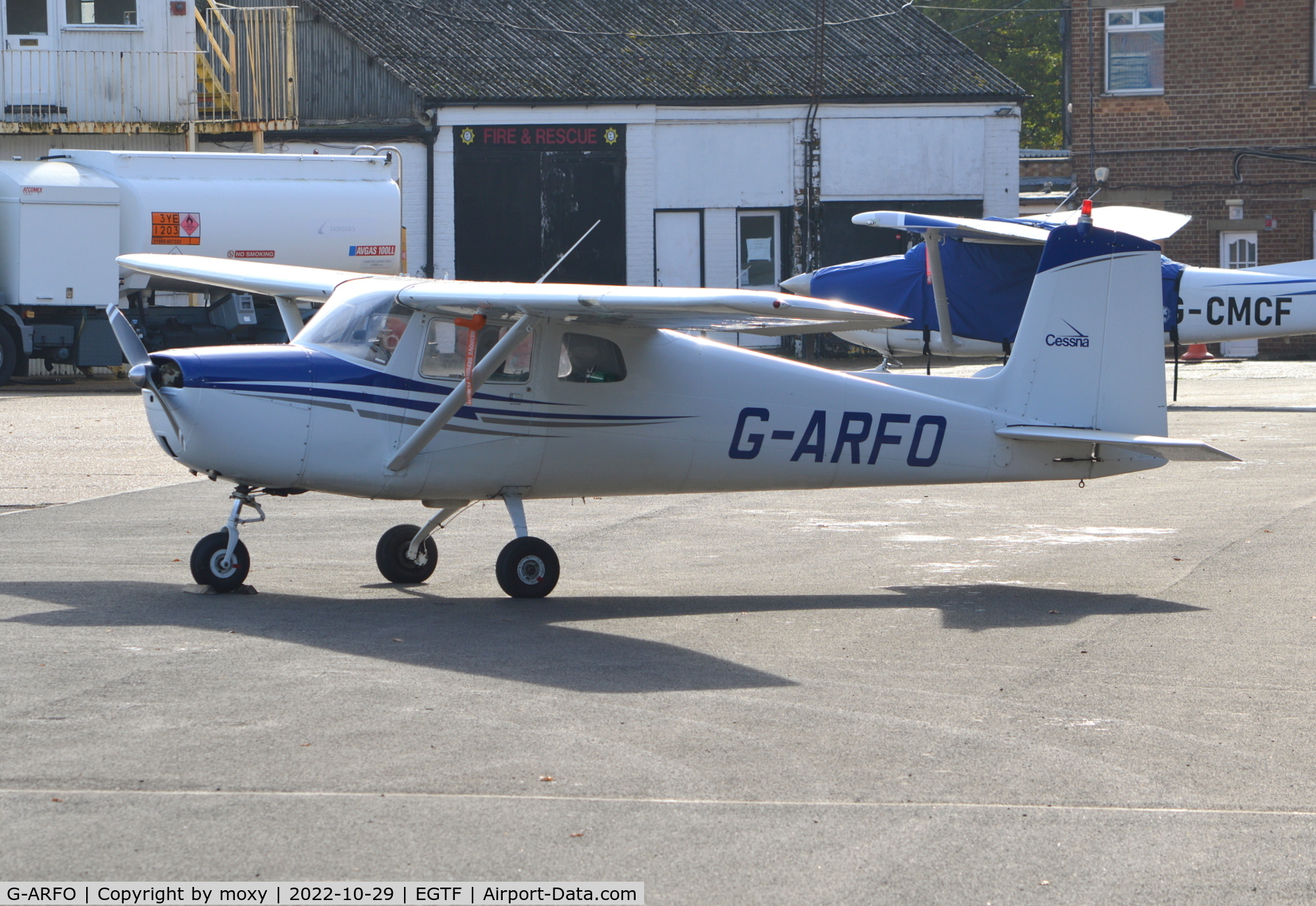 G-ARFO, 1961 Cessna 150A C/N 15059174, Cessna 150A at Fairoaks. Ex N7074X