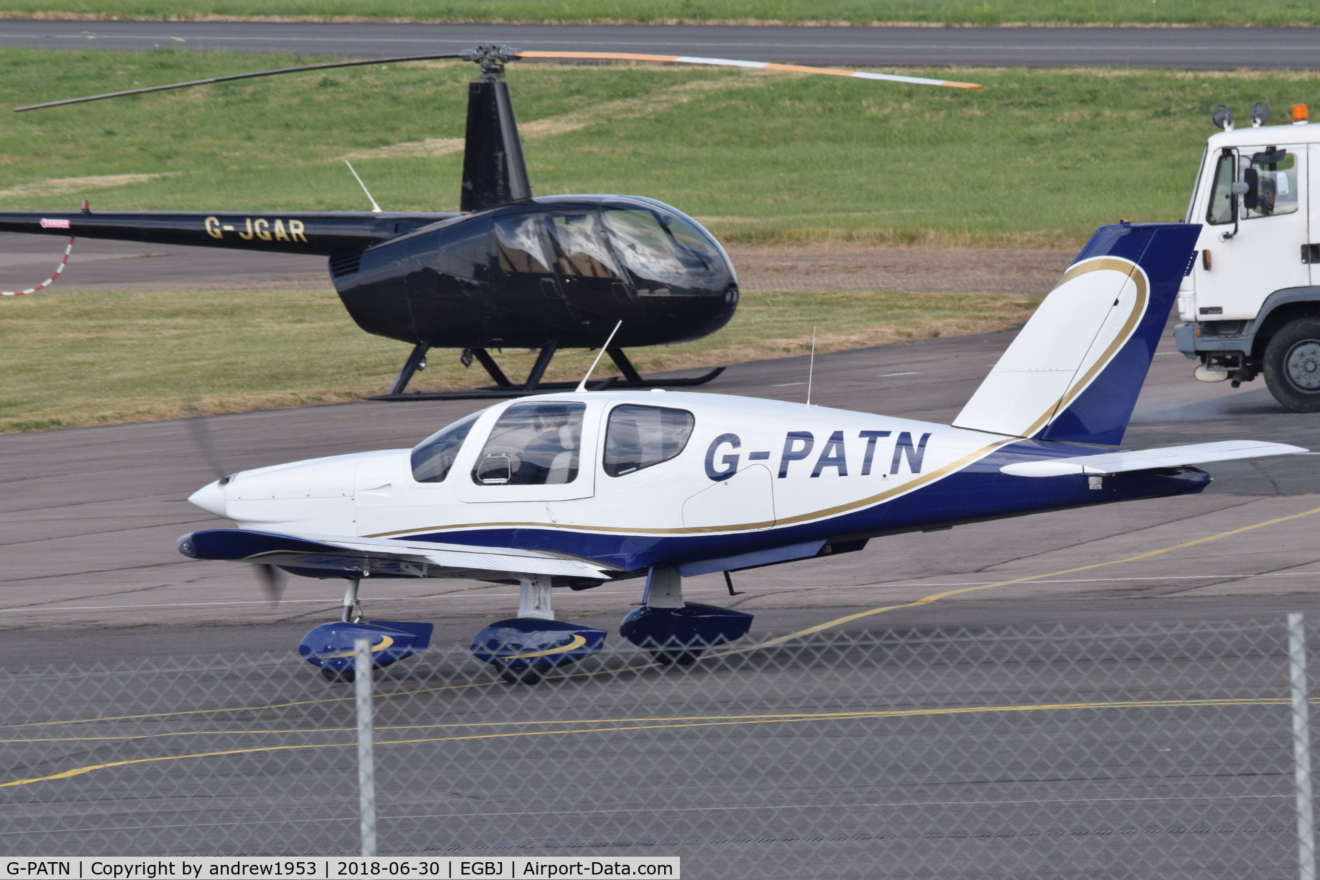 G-PATN, 1982 Socata TB-10 Tobago C/N 307, G-PATN at Gloucestershire Airport.