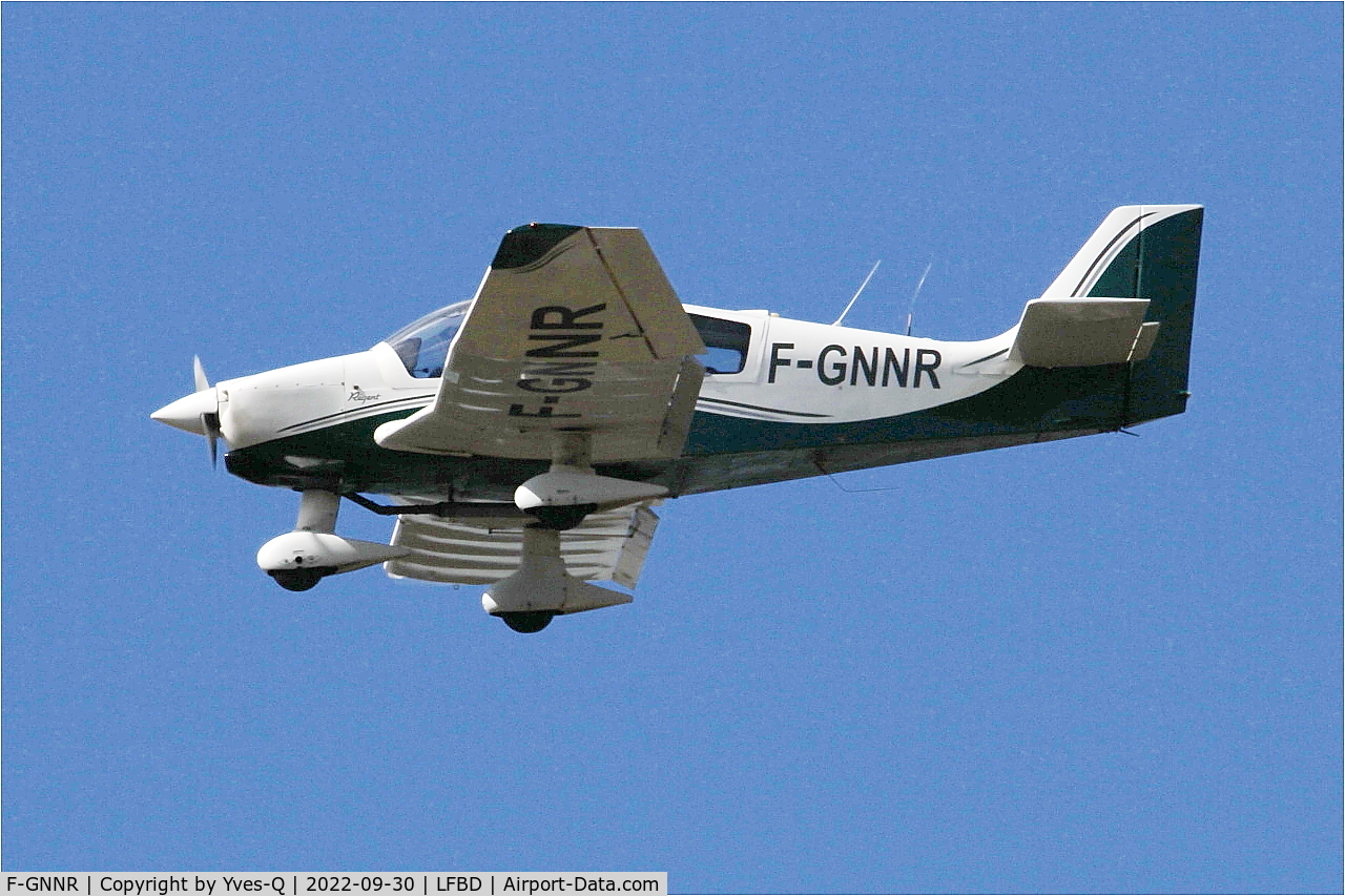 F-GNNR, Robin DR-400-180 Regent C/N 2260, Robin DR-400-180 Regent, On final rwy 23, Bordeaux Mérignac airport (LFBD-BOD)