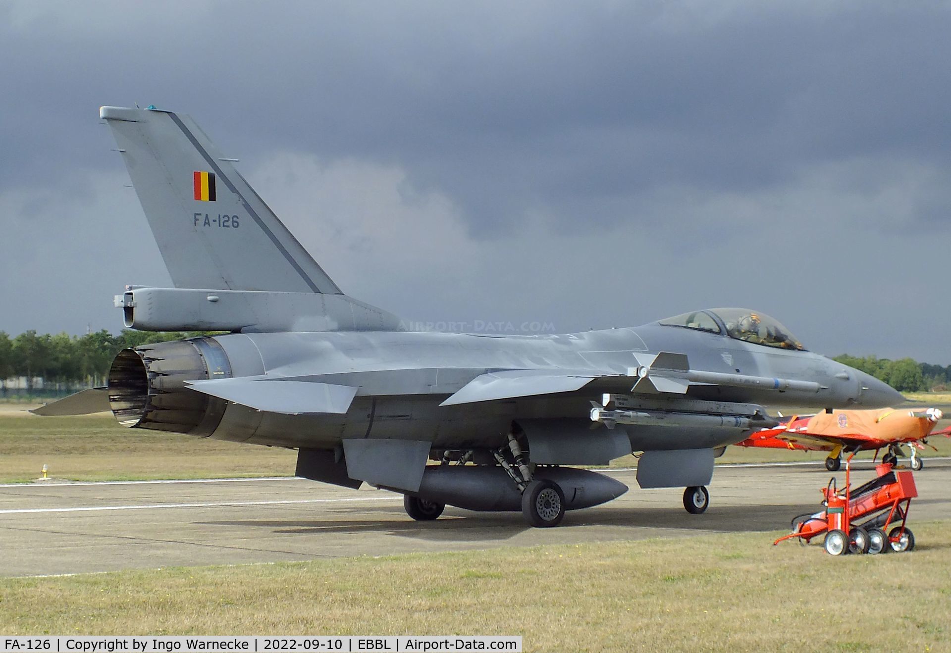 FA-126, SABCA F-16AM Fighting Falcon C/N 6H-126, General Dynamics (SABCA) F-16AM Fighting Falcon of the FAeB (Belgian air force) at the 2022 Sanicole Spottersday at Kleine Brogel air base