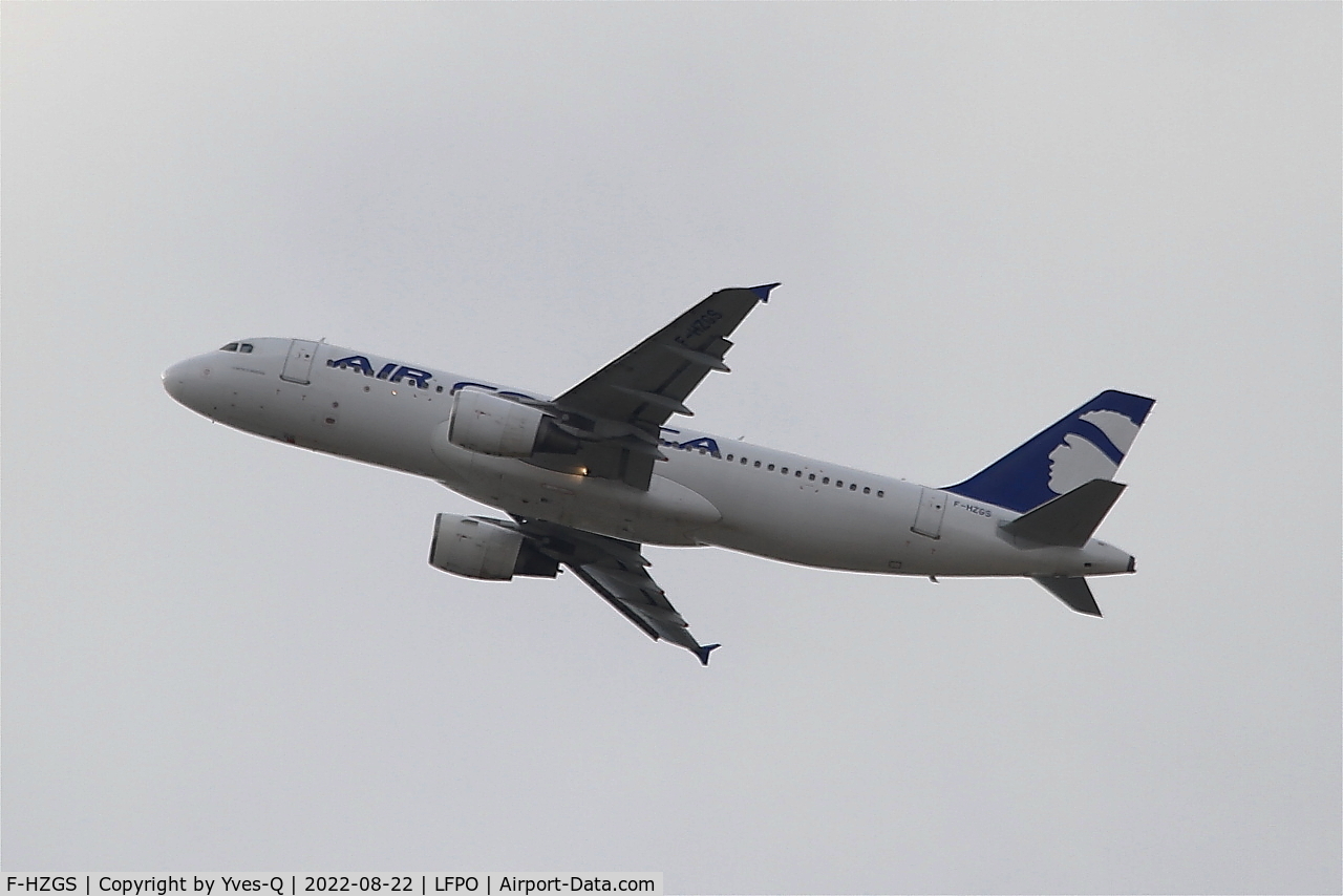 F-HZGS, 2000 Airbus A320-214 C/N 1286, Airbus A320-214, Climbing from rwy 24, Paris Orly Airport (LFPO-ORY)