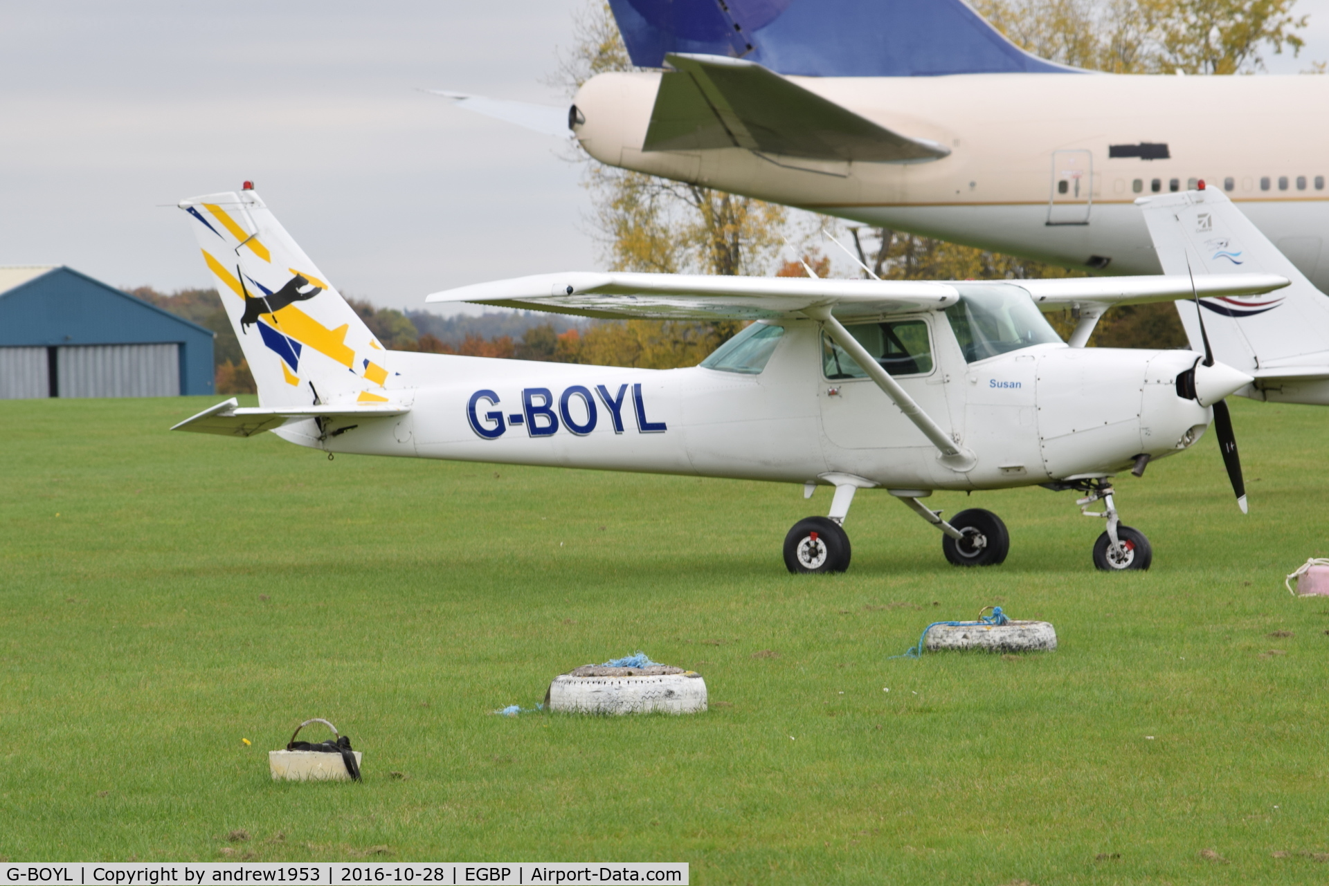 G-BOYL, 1980 Cessna 152 C/N 152-84379, G-BOYL at Cotswold Airport.