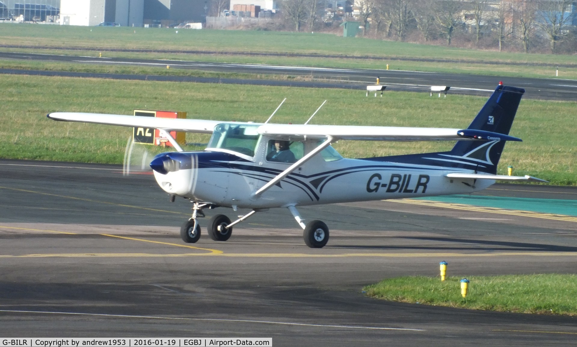 G-BILR, 1981 Cessna 152 C/N 152-84822, G-BILR at Gloucestershire Airport.