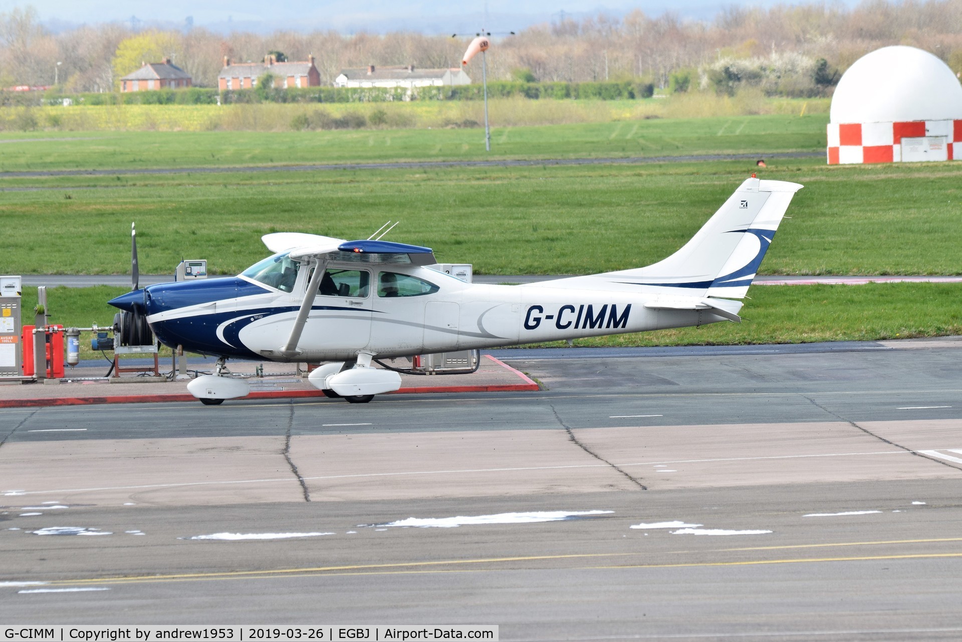 G-CIMM, 1975 Cessna 172M C/N 17265628, G-CIMM at Gloucestershire Airport.