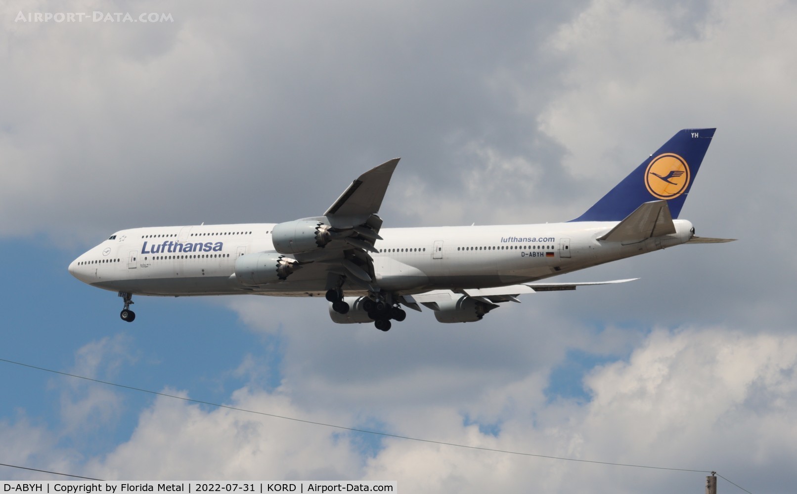 D-ABYH, 2013 Boeing 747-830 C/N 37832, Lufthansa