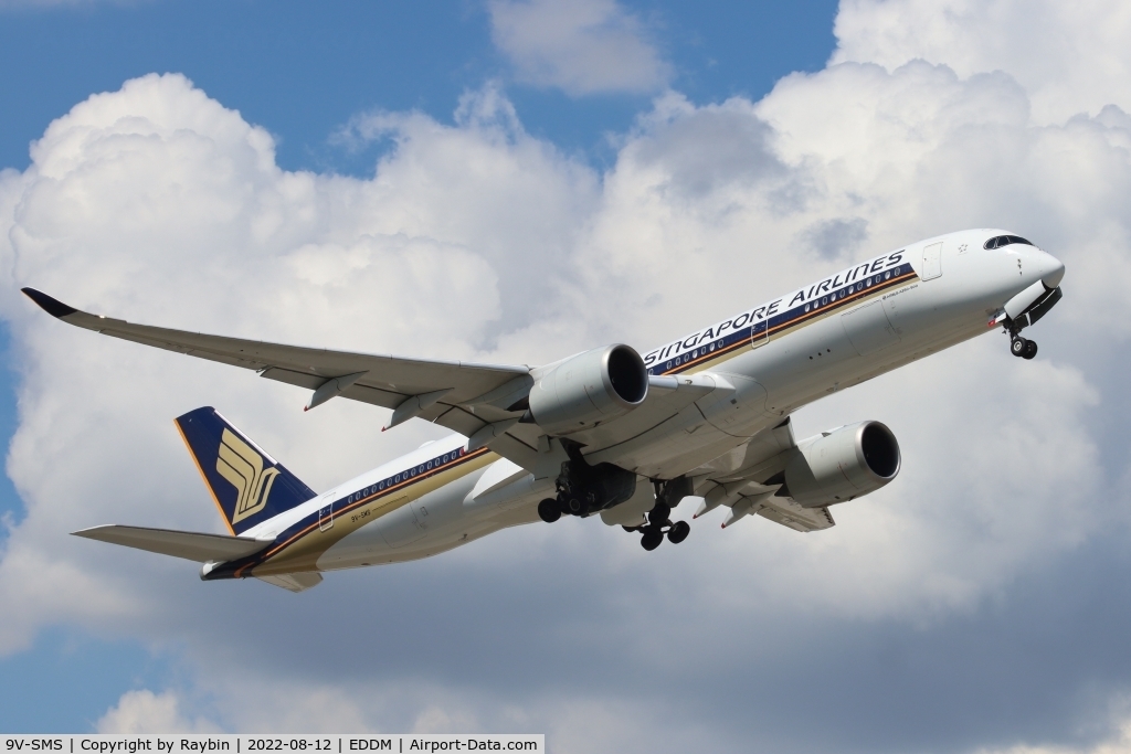 9V-SMS, 2017 Airbus A350-941 C/N 158, Singapore Airlines