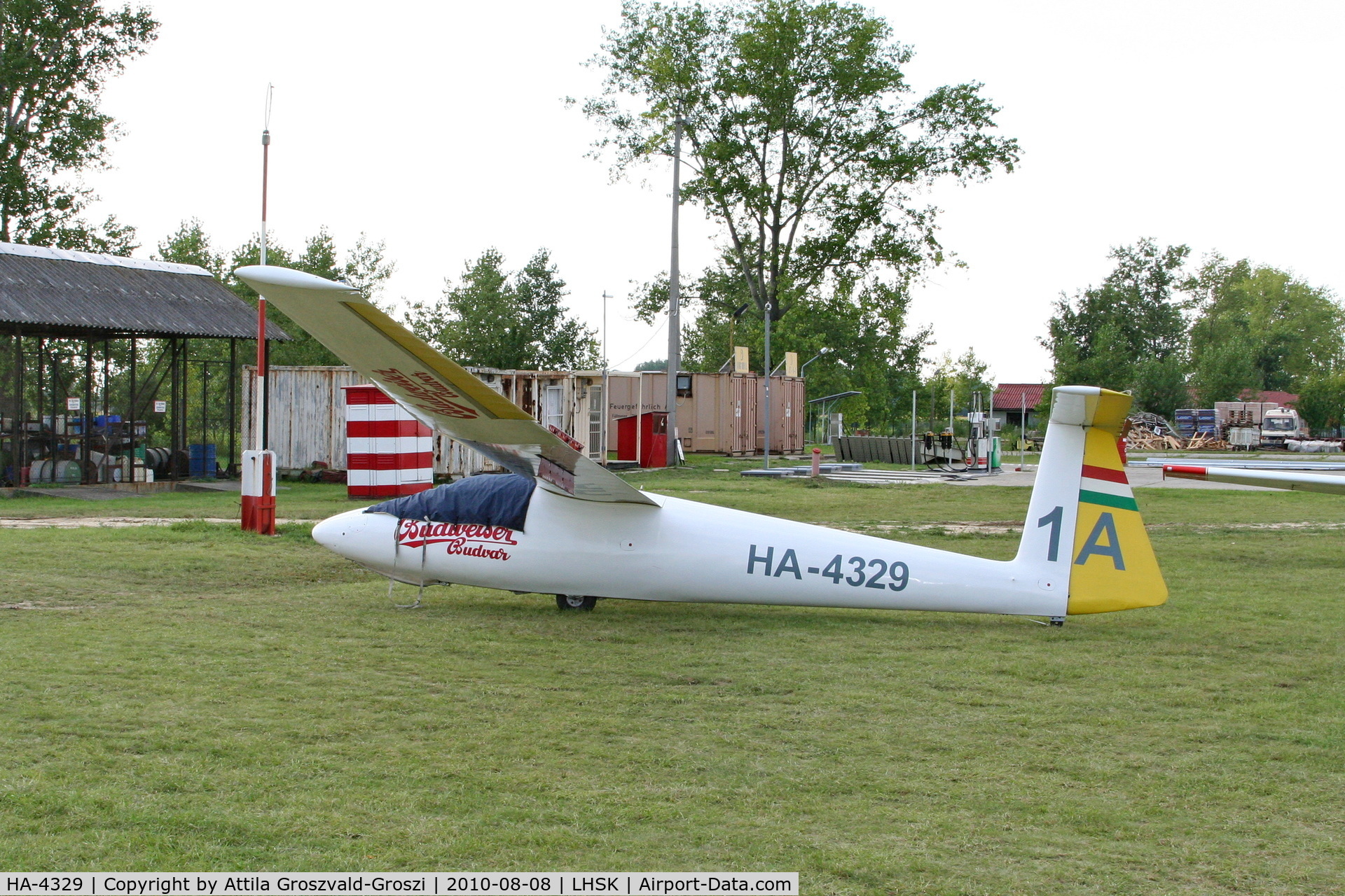 HA-4329, 1976 PZL-Bielsko SZD-30 Pirat C/N S-07.04, LHSK - Siófok-Kiliti Airport, Hungary