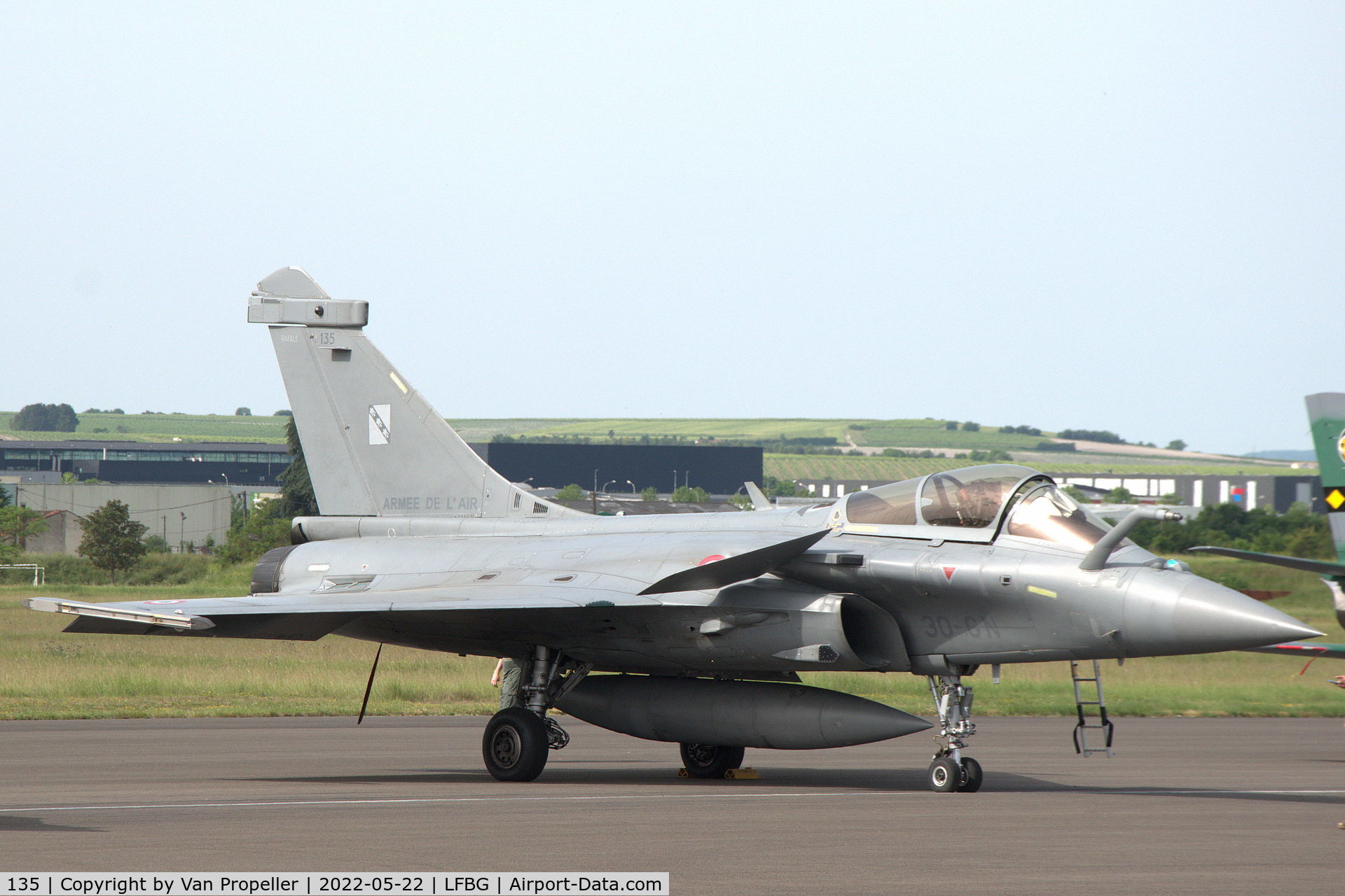 135, 2012 Dassault Rafale C C/N 135, French Air Force Dassault Rafale C fighter at Cognac - Châteaubernard, France, 2022. Code: 30-GN