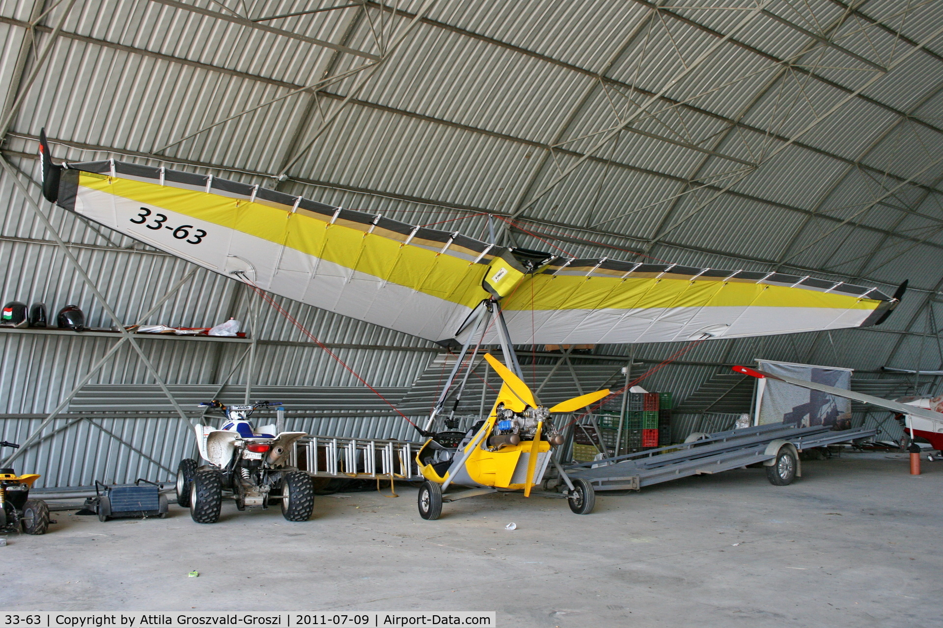 33-63, Air Création BioniX Tanarg 912 C/N A10023-10019, Törökszentmiklós, Surjány Airport, Hungary