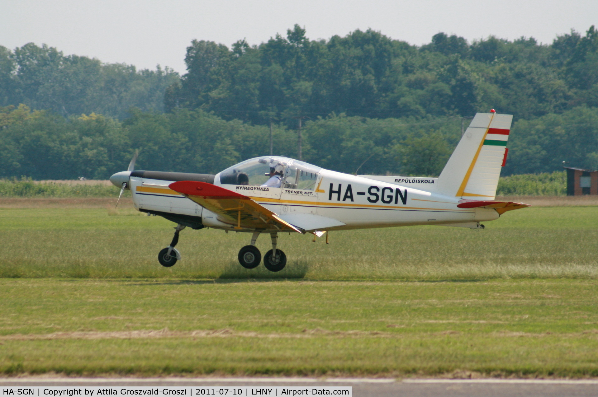HA-SGN, 1985 Zlin Z-142 C/N 0420, LHNY - Nyiregyháza Airport, Hungary. Airshow 2011