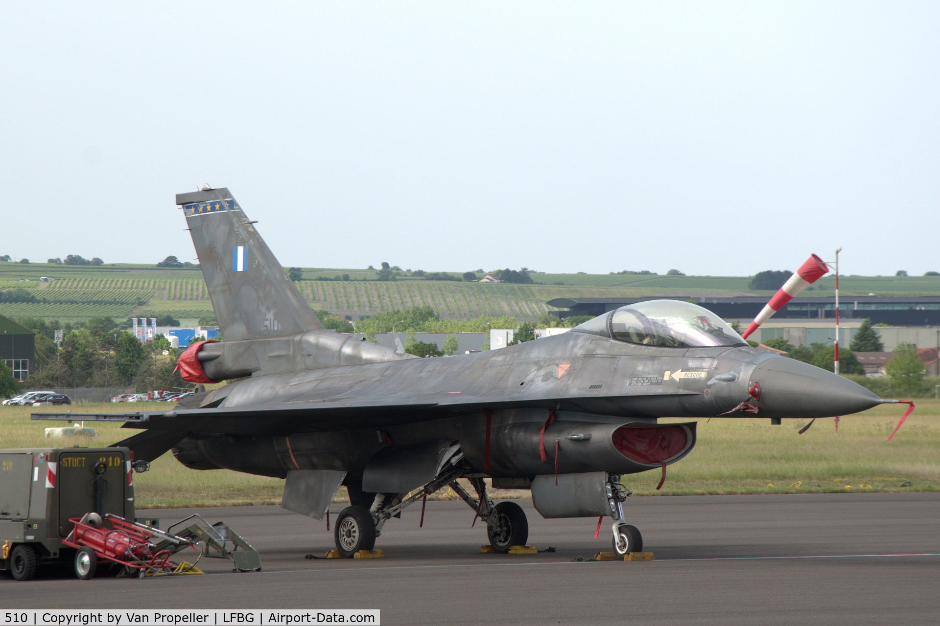 510, Lockheed Martin F-16C Fighting Falcon C/N XK-11, Greek Air Force F-16-C-52-CF at Cognac - Châteaubernard air base, France, 2022