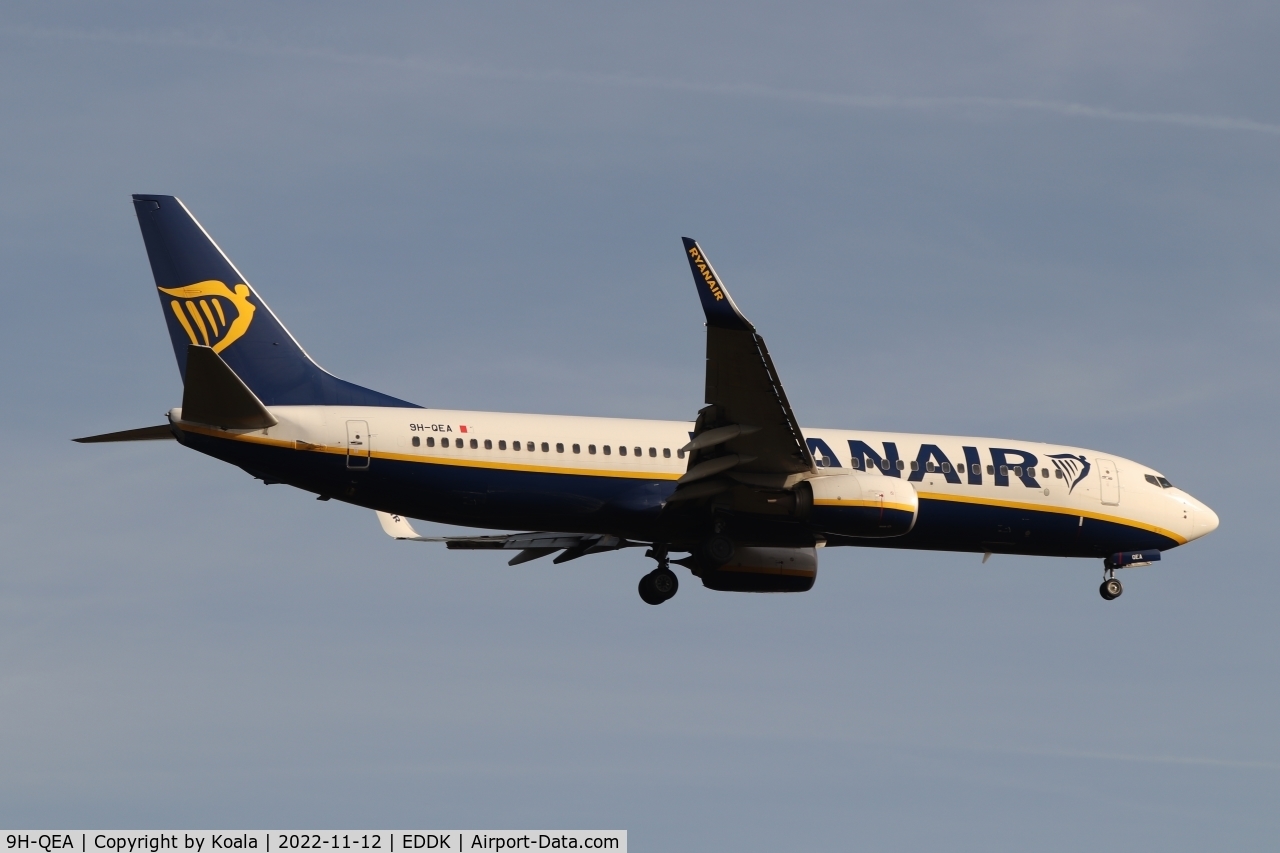 9H-QEA, 2017 Boeing 737-8AS C/N 44784, First pic in the database. Arrival from Palma de Mallorca.