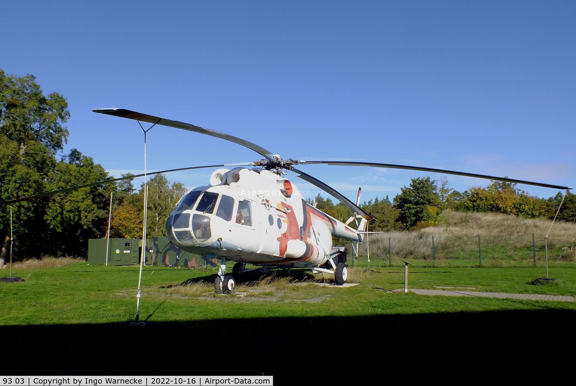 93 03, Mil Mi-8T Hip C/N 10511, Mil Mi-8T HIP in 'Luftwaffe Fly-Out' special colours at the Ju52-Halle (Lufttransportmuseum), Wunstorf