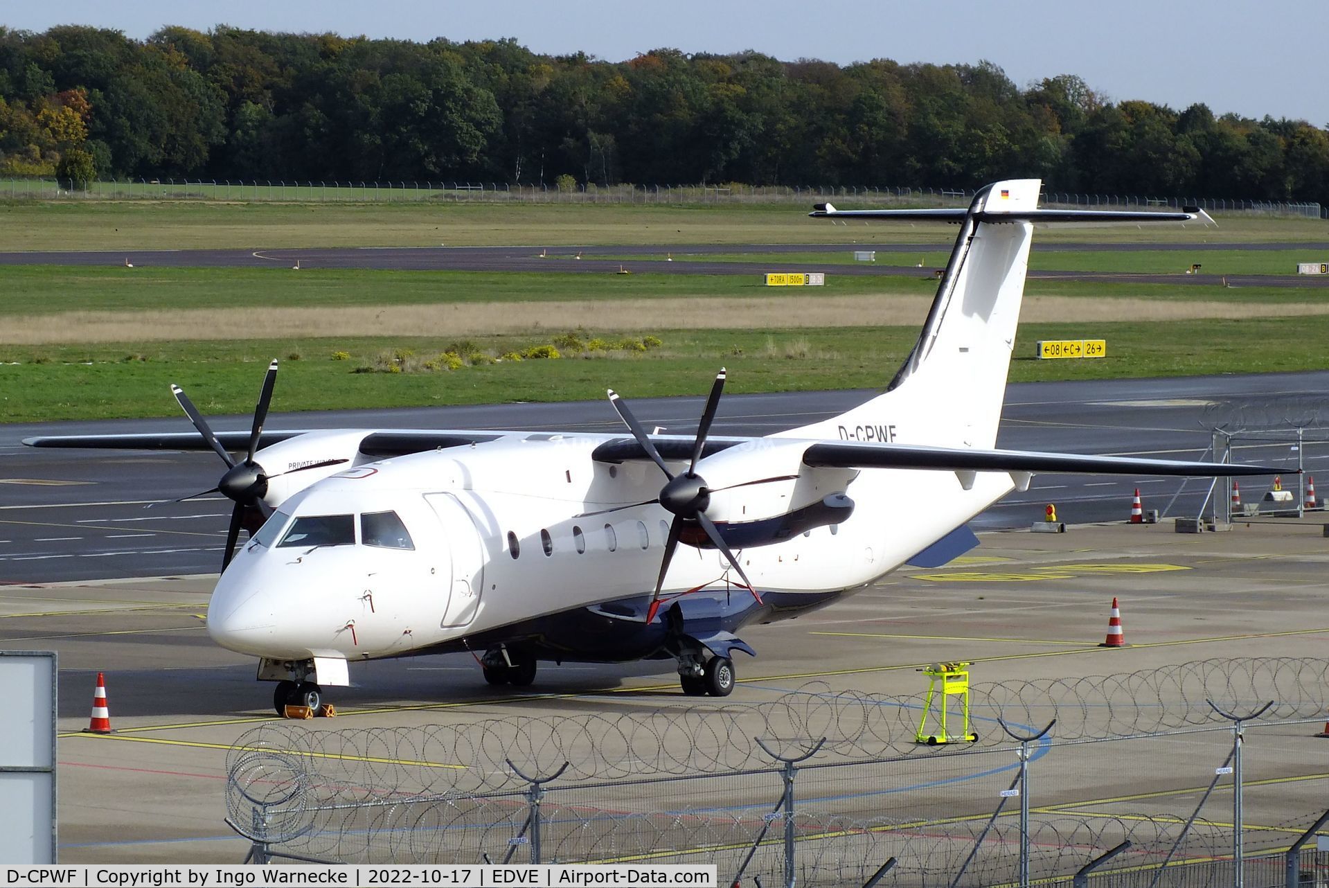 D-CPWF, 1999 Dornier 328-110 C/N 3112, Dornier 328-110 of Private Wings at Braunschweig-Wolfsburg airport, BS/Waggum