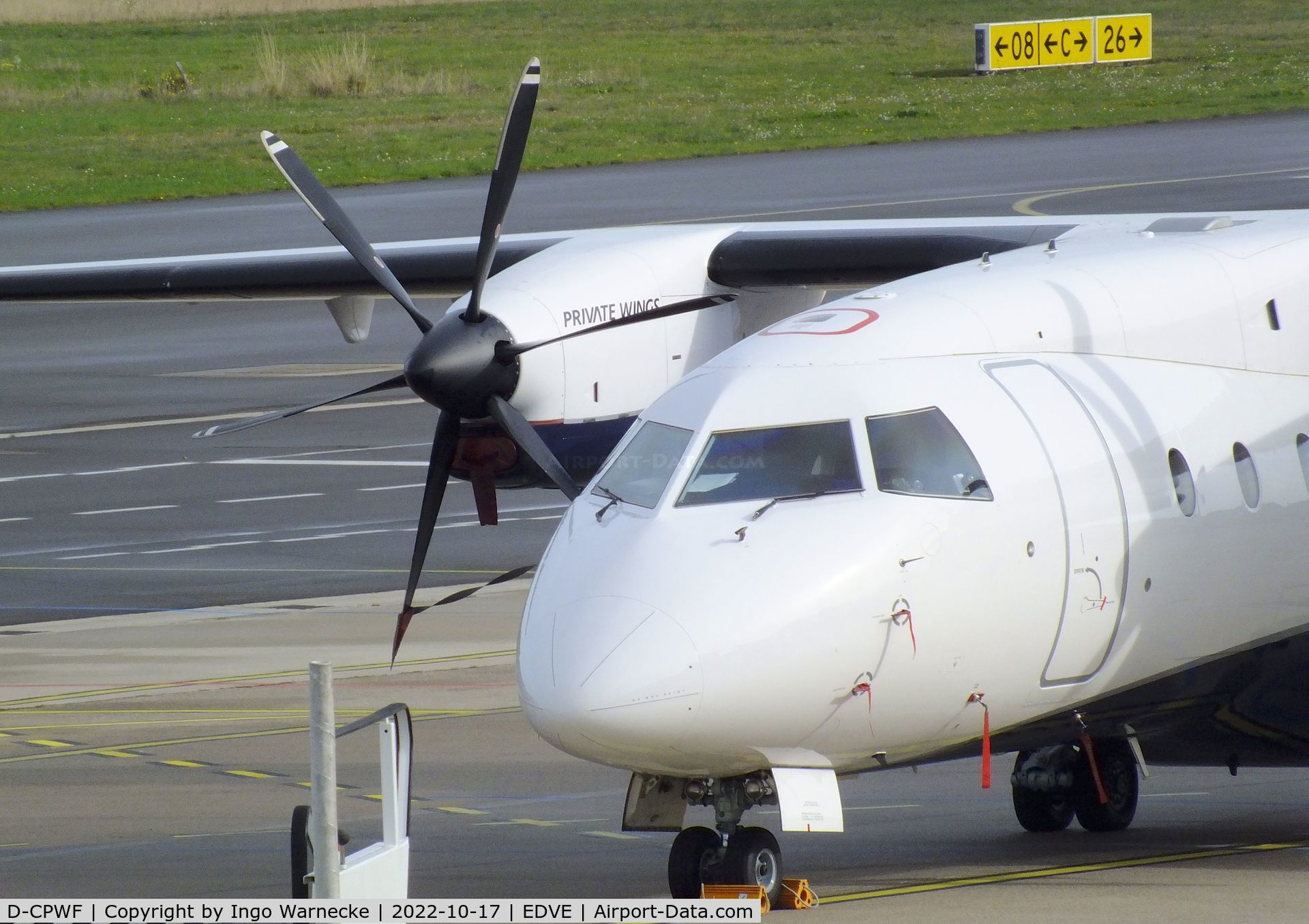 D-CPWF, 1999 Dornier 328-110 C/N 3112, Dornier 328-110 of Private Wings at Braunschweig-Wolfsburg airport, BS/Waggum