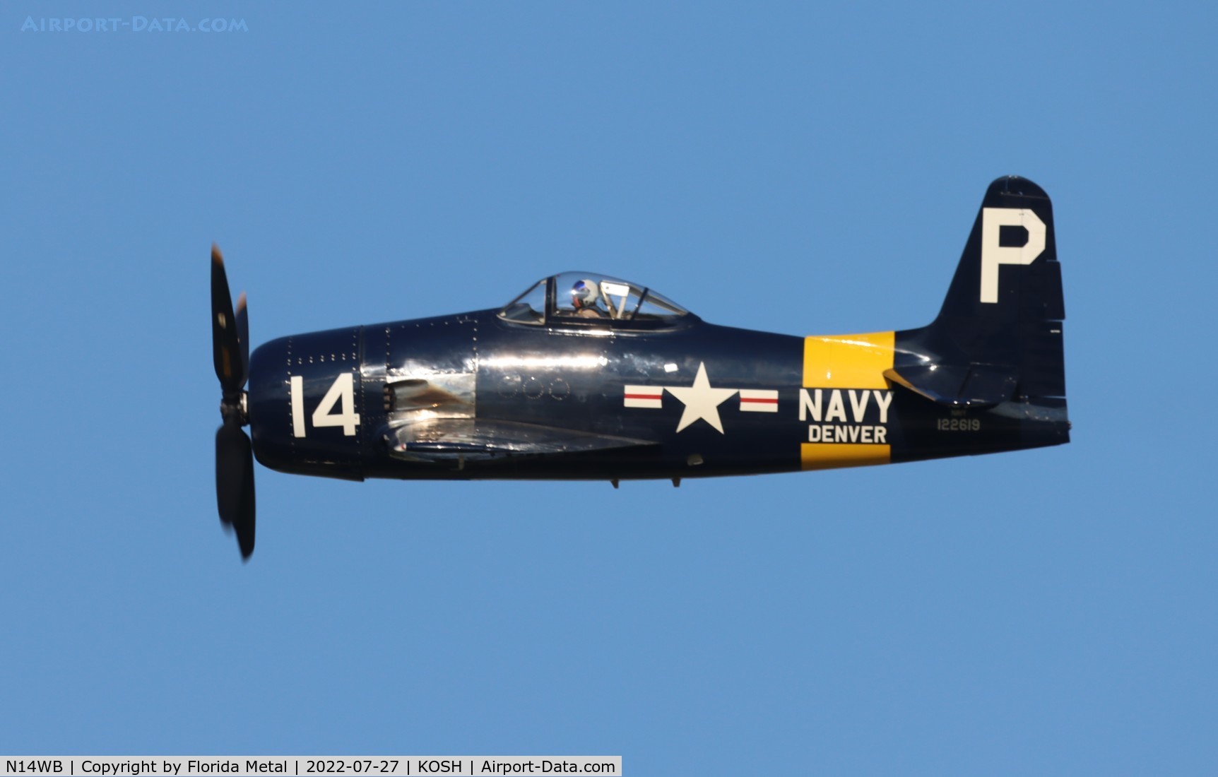 N14WB, Grumman F8F-2 (G58) Bearcat C/N D.1148, Bearcat